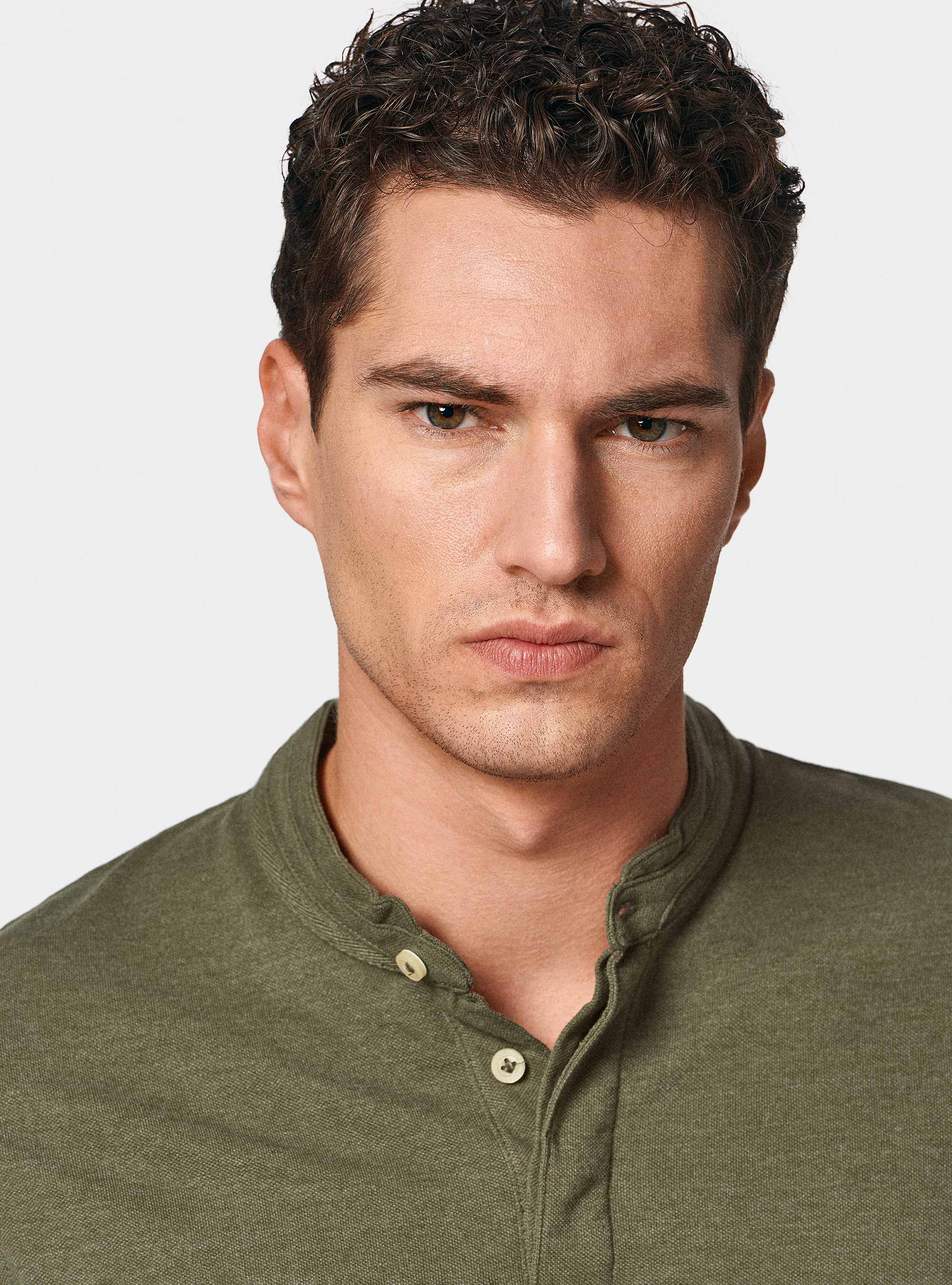 Korean pique polo shirt, SALVIA 0602C