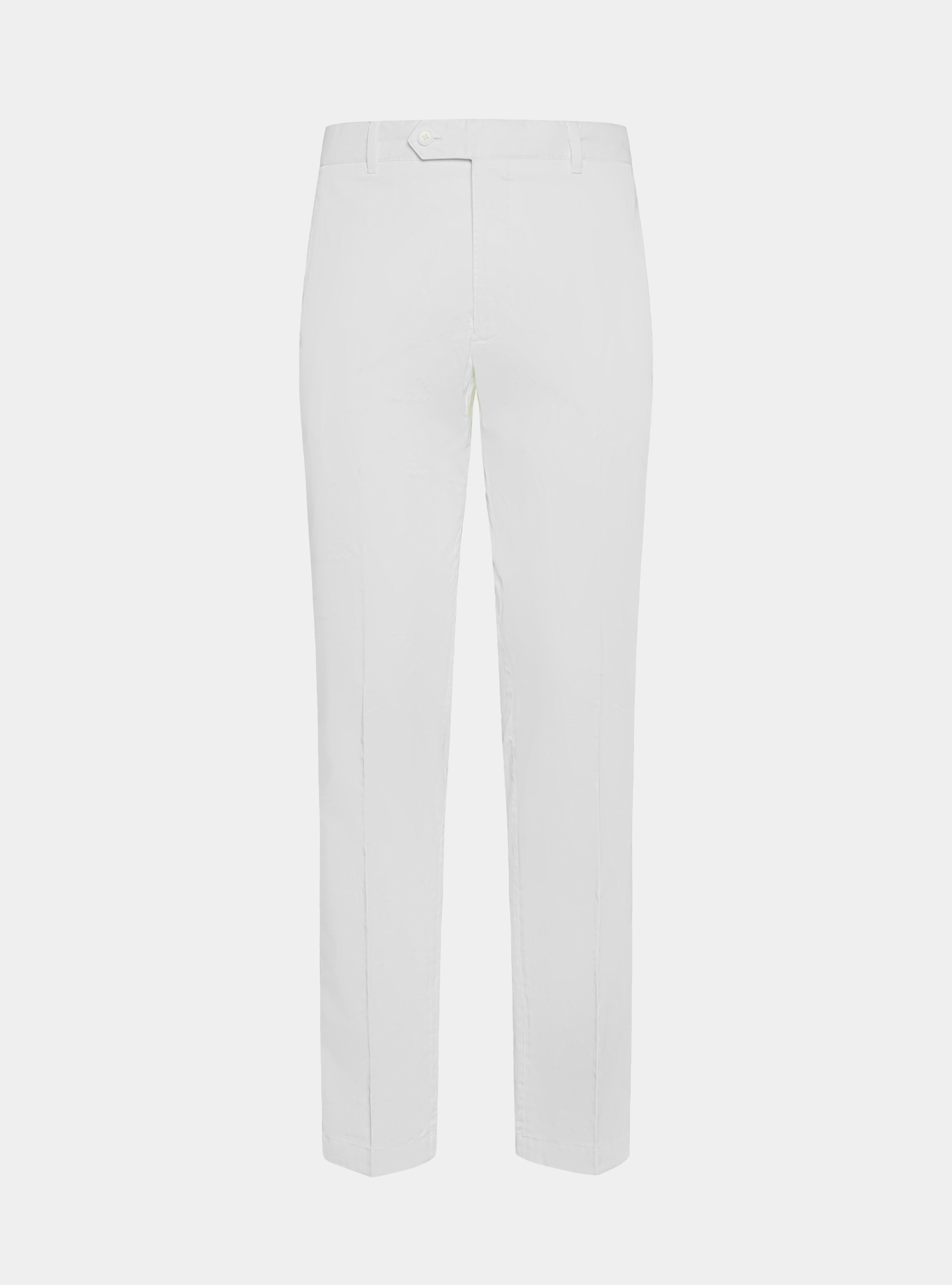 Lightweight twill slim fit chino trousers, WHITE