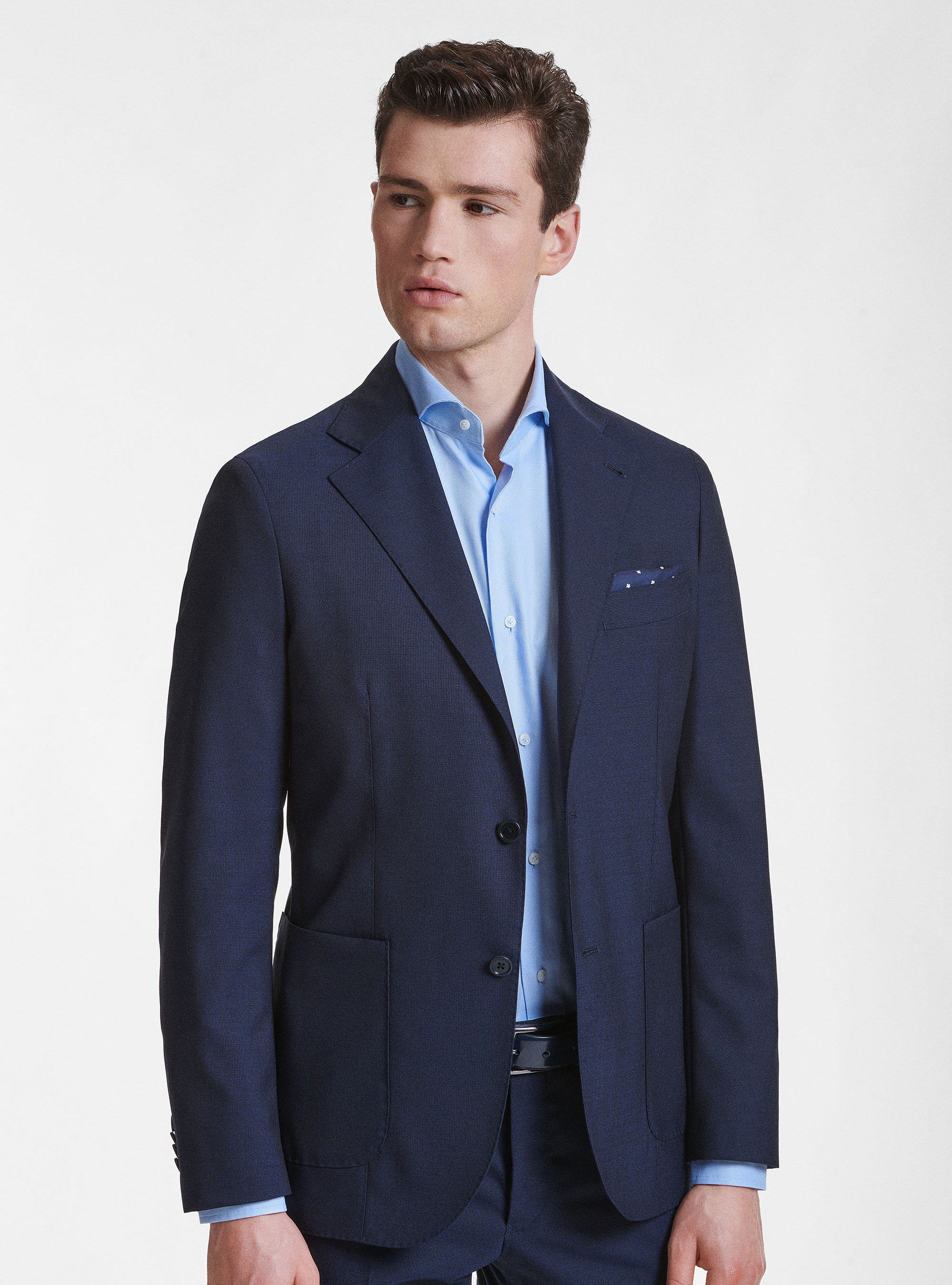 Anzugjacke aus reiner Wolle Vitale Barberis Canonico, NAVY 0218C