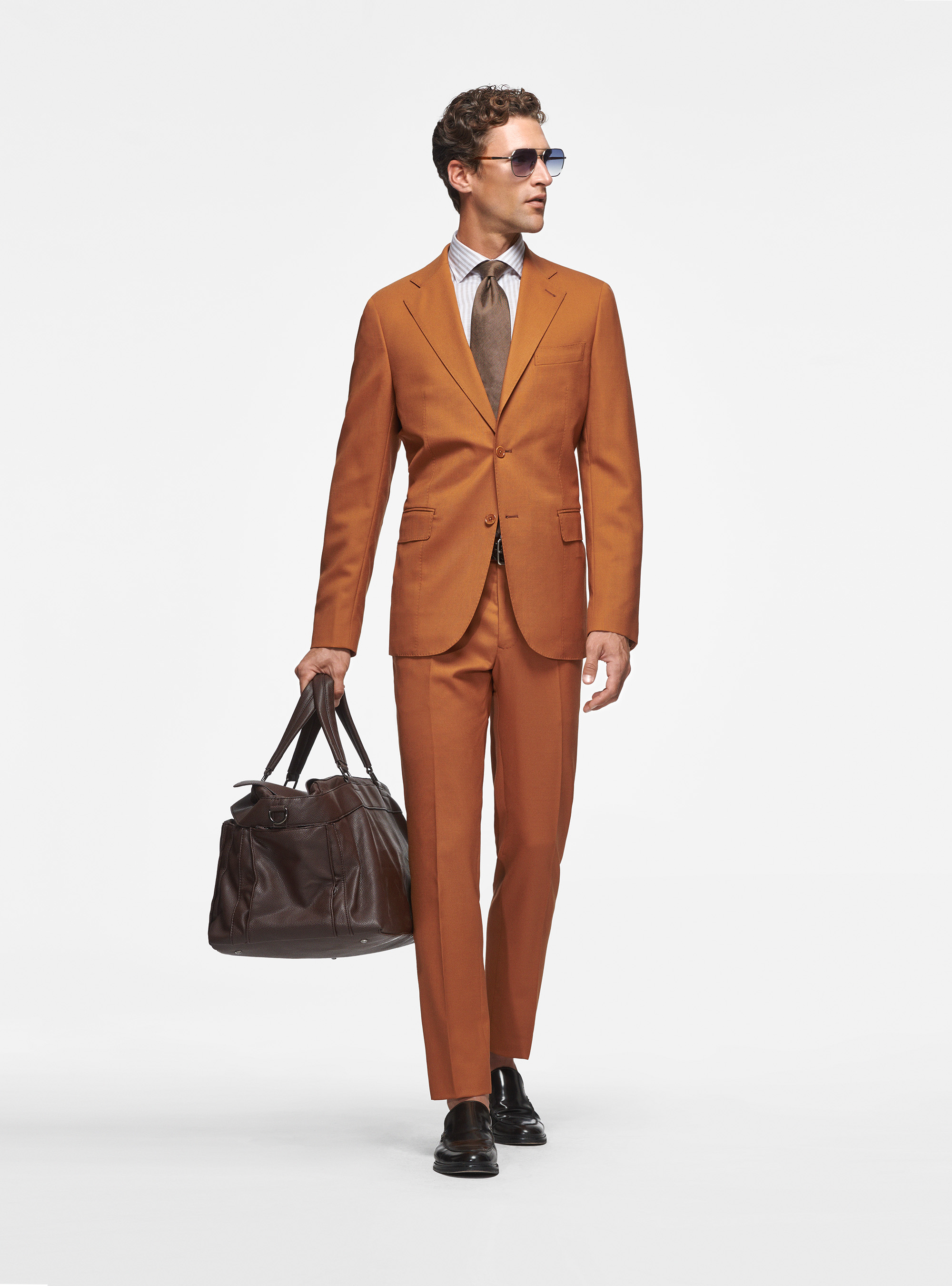 Pure wool trousers Vitale Barberis Canonico, 0522C CARAMELLO
