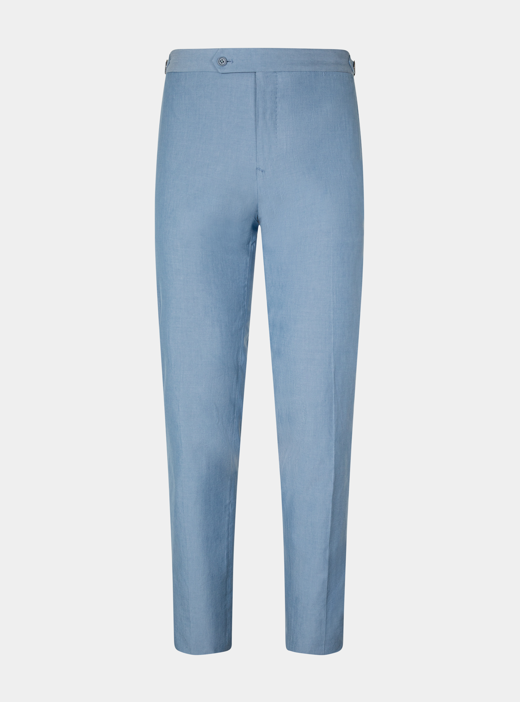 Pantalon de costume en coton DUEMILAGORI, BLEU CIEL