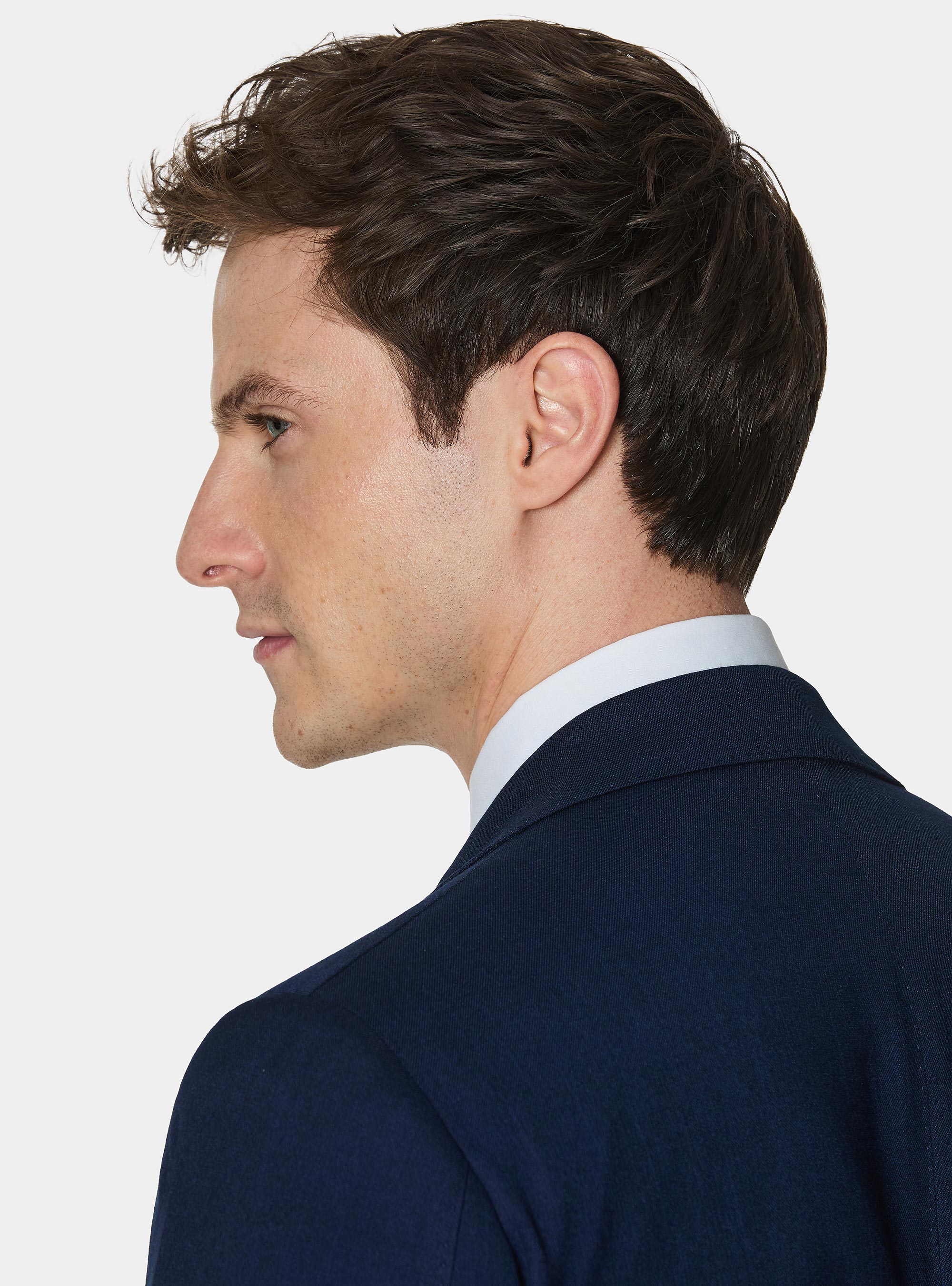 Anzugjacke aus Hopsack-Stoff, NAVY 0218C