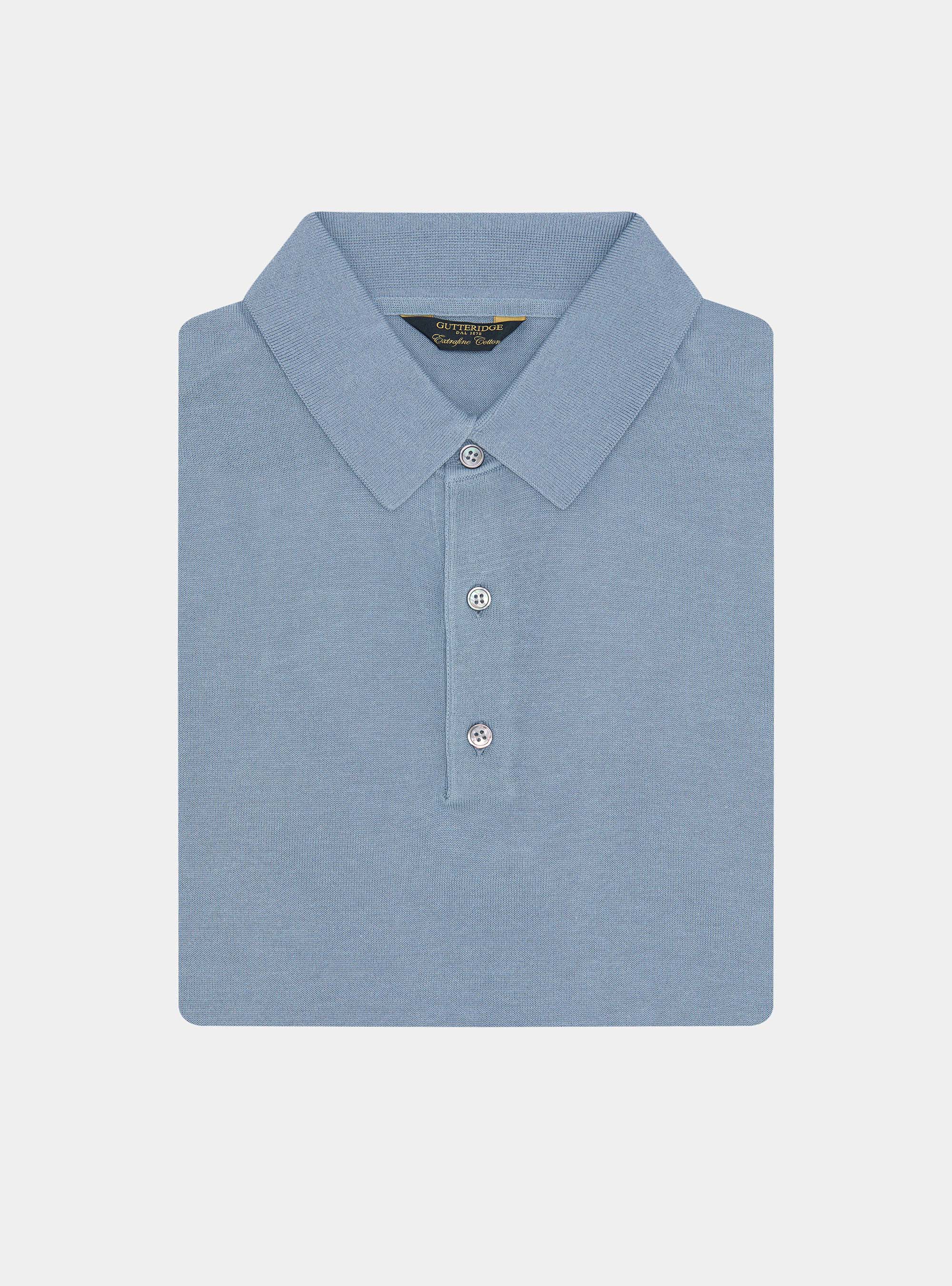Poloshirt aus extrafeinem Baumwollstrick, AVIO 0292C