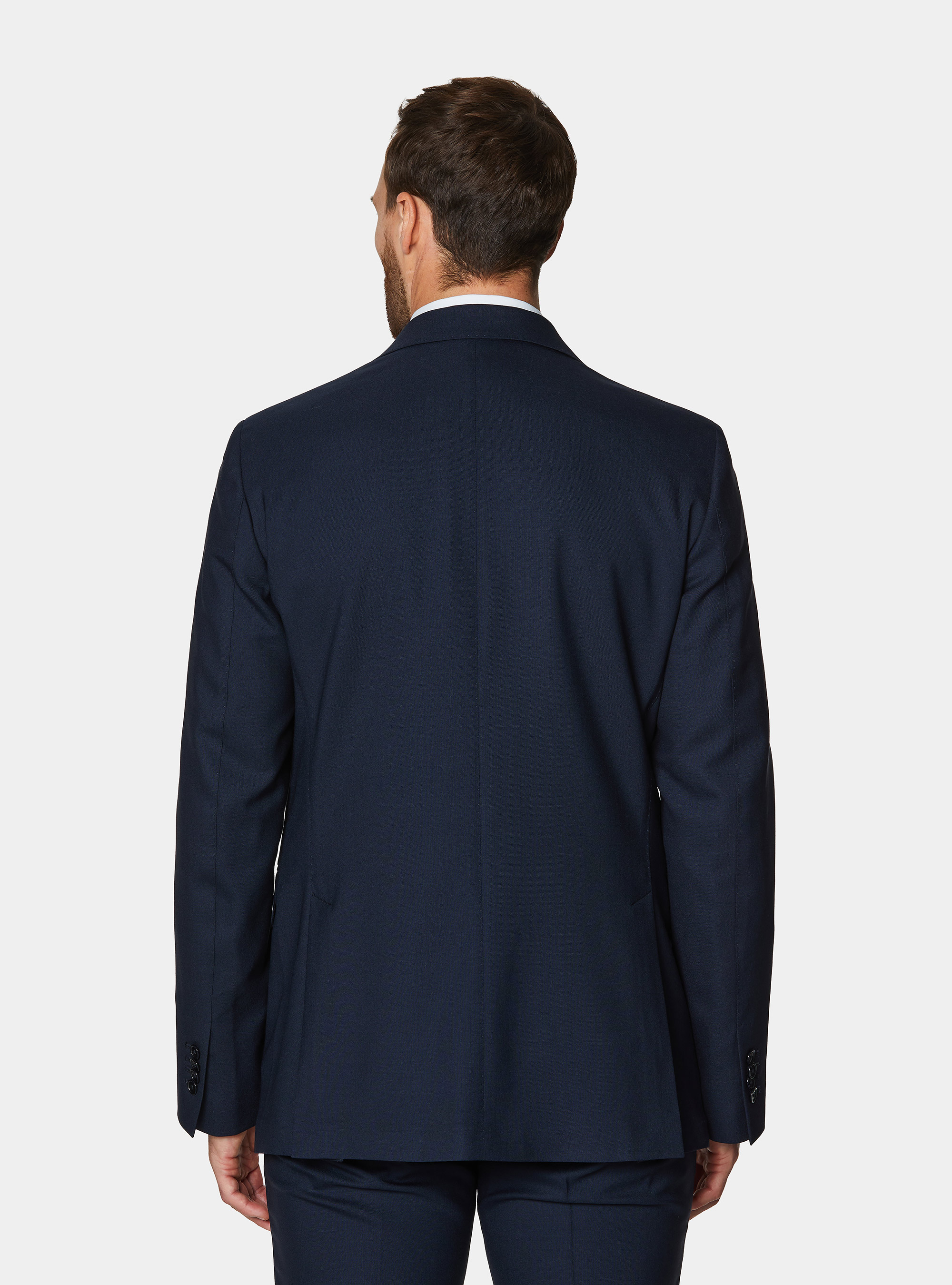 Vitale Barberis Canonico pure wool suit blazer, NAVY