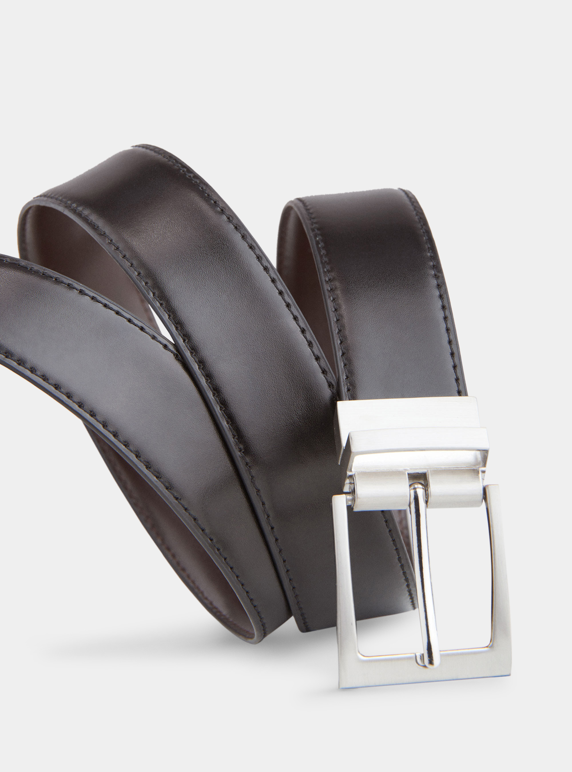 Reversible belt, BLACK