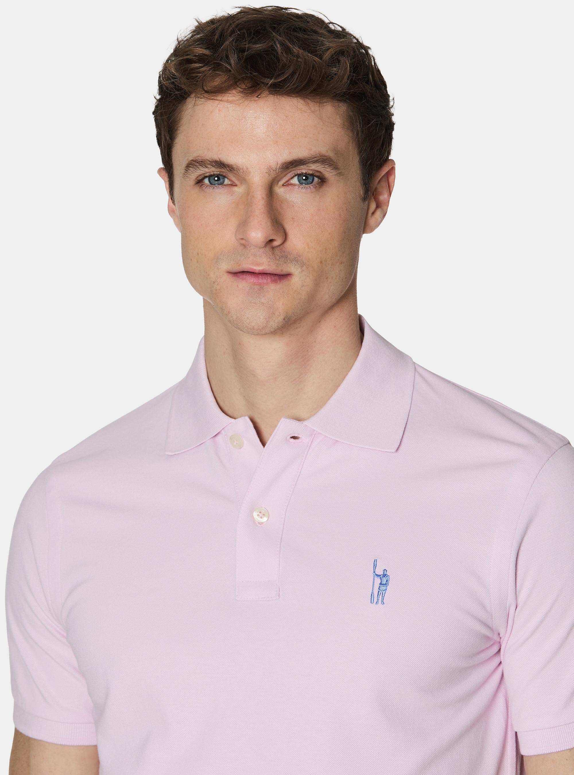Polo classique en piqu&eacute;, ROSA CHIARO 0466C