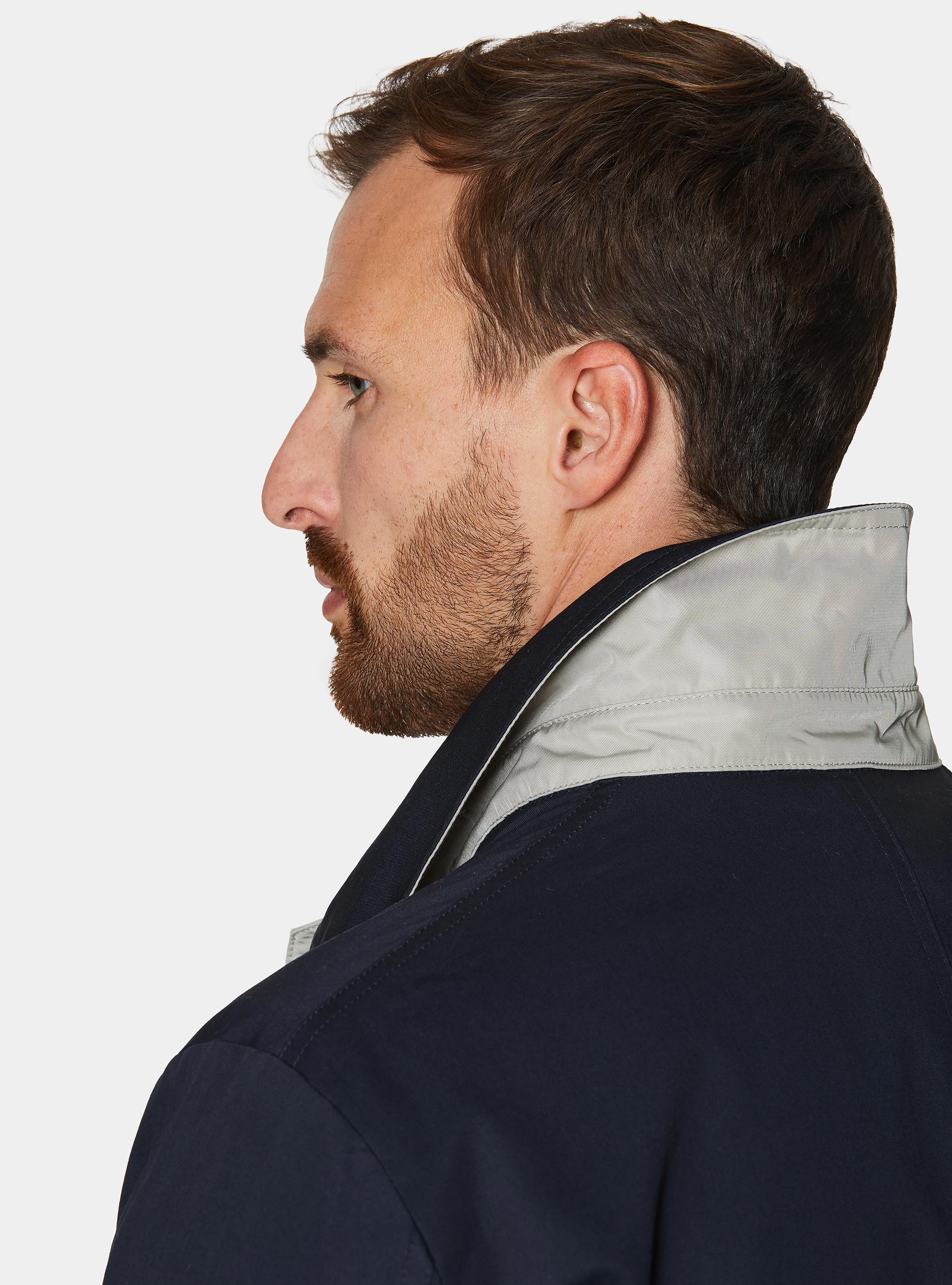 Reversible raincoat, NAVY BLUE
