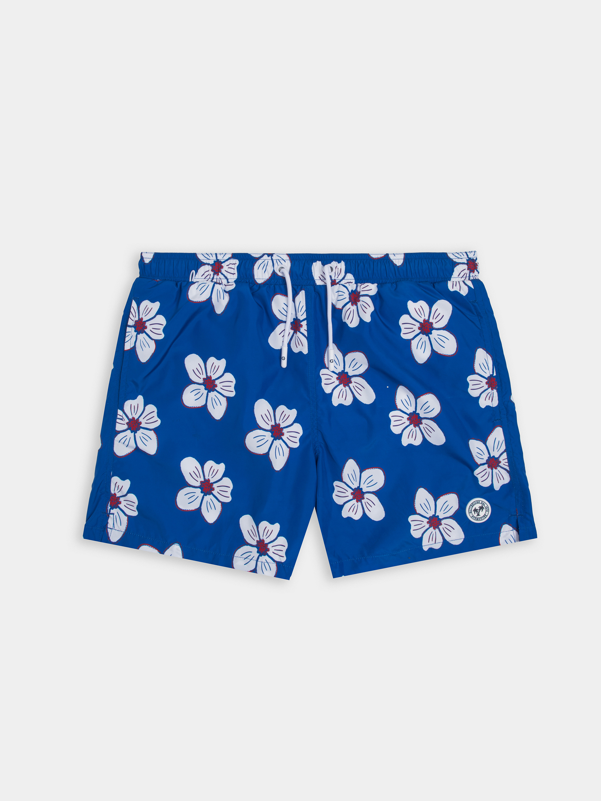 Badehose mit Blumenmuster, ROYAL 0250C