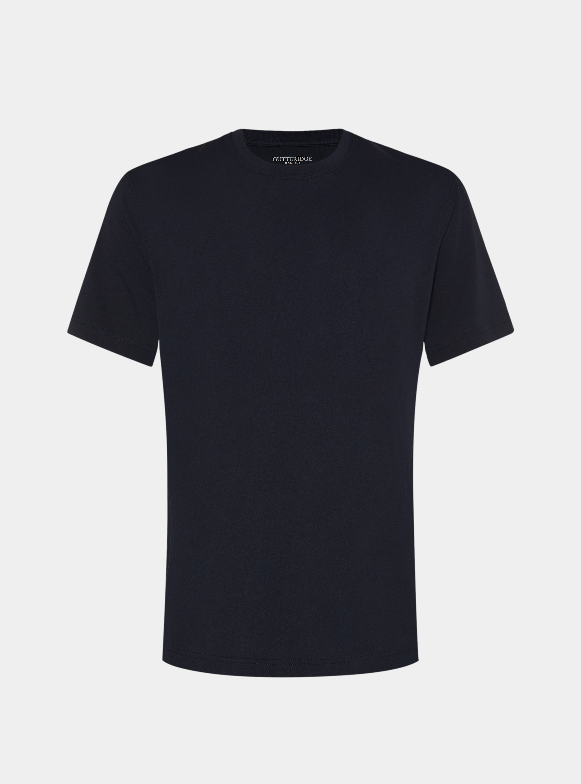 Camiseta de media manga de algod&oacute;n Supima, AZUL MARINO