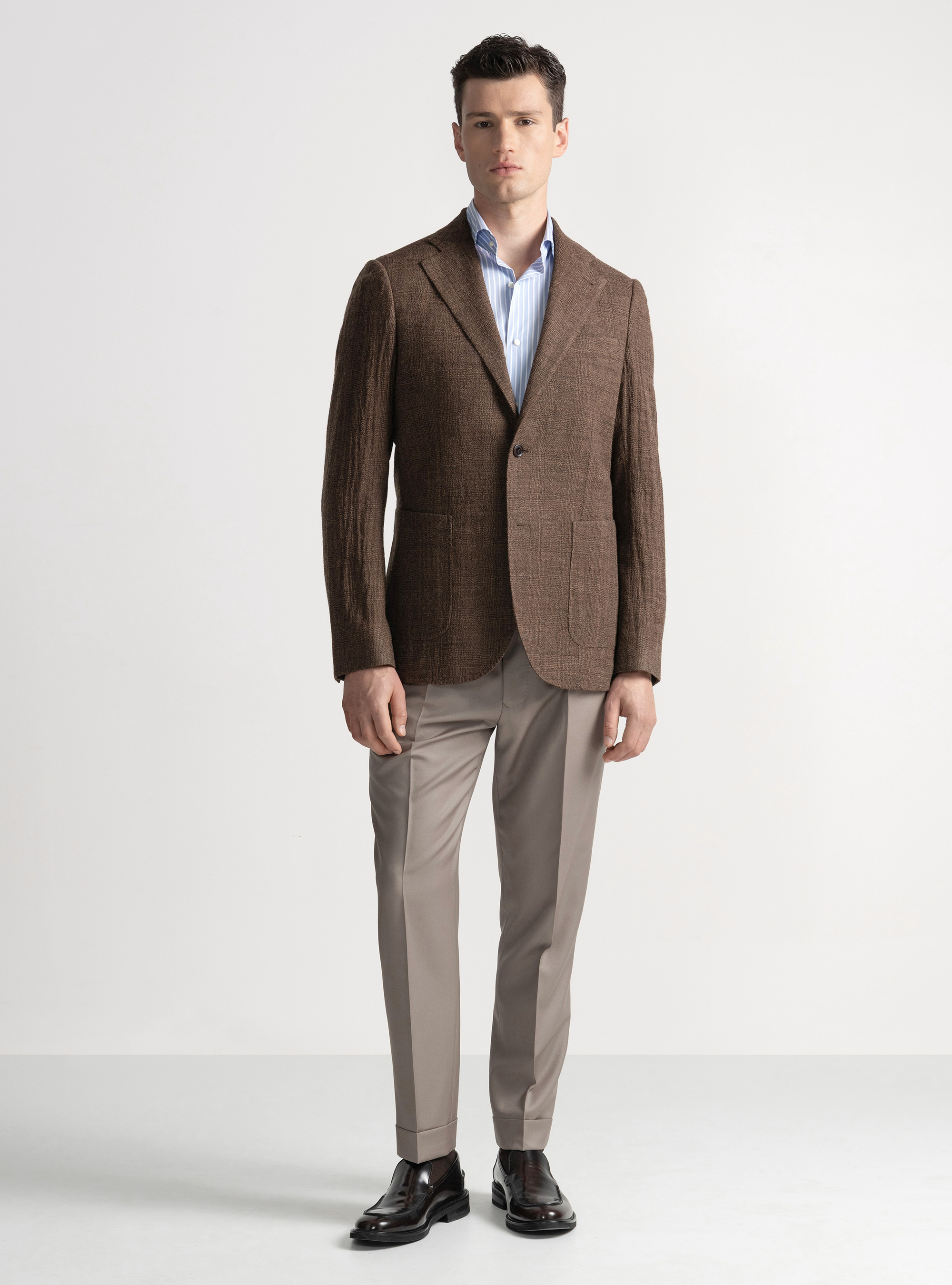 Pure wool Prince of Wales blazer, MULTICOLOR