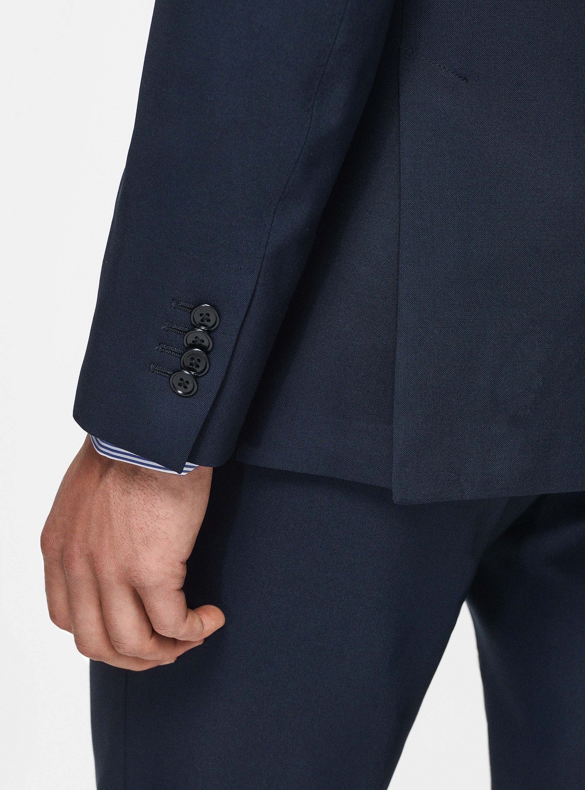 Veste en pure laine Vitale Barberis Canonico, BLEU