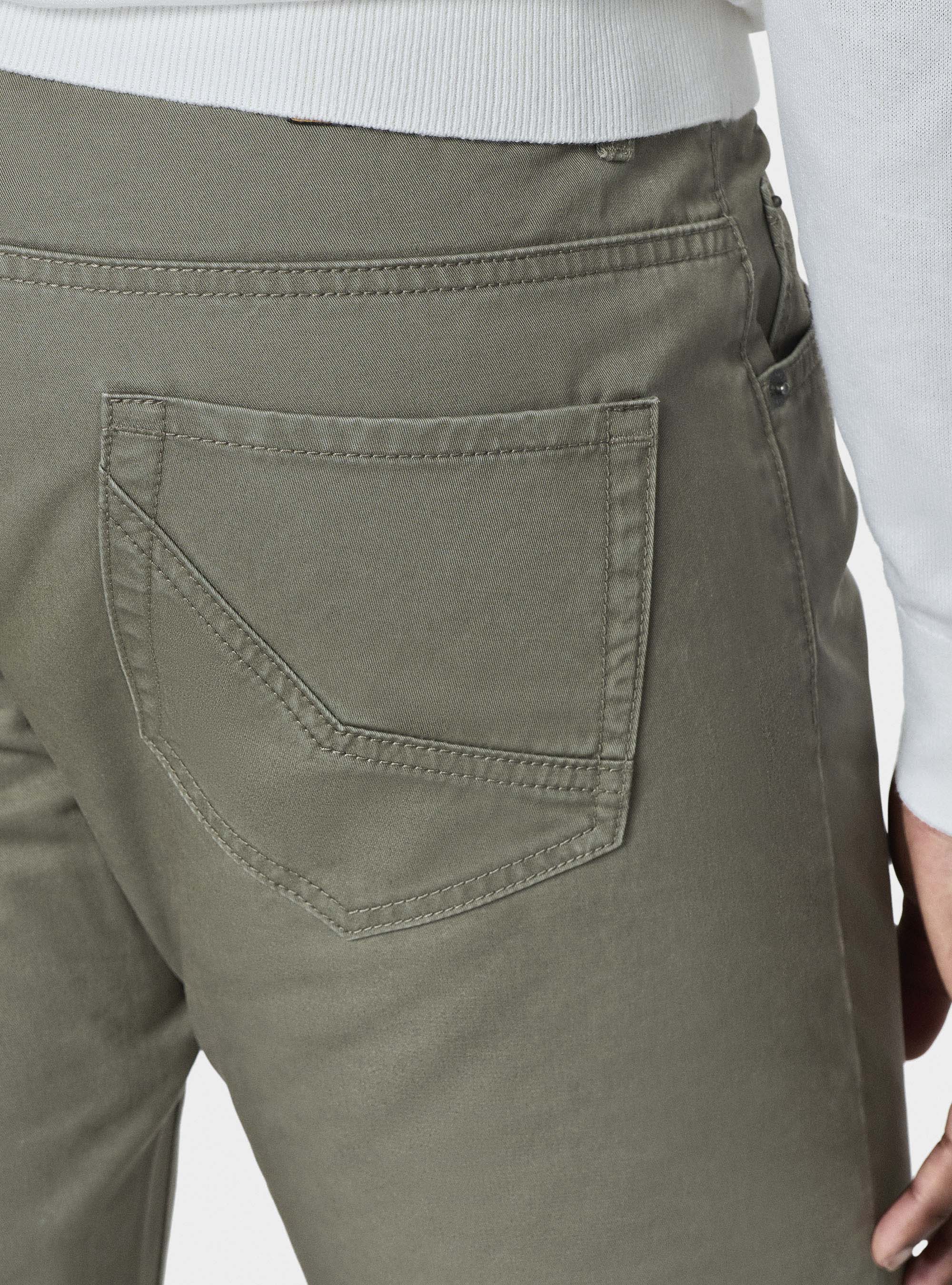 Cotton twill 5-pocket trousers, SALVIA 0602C