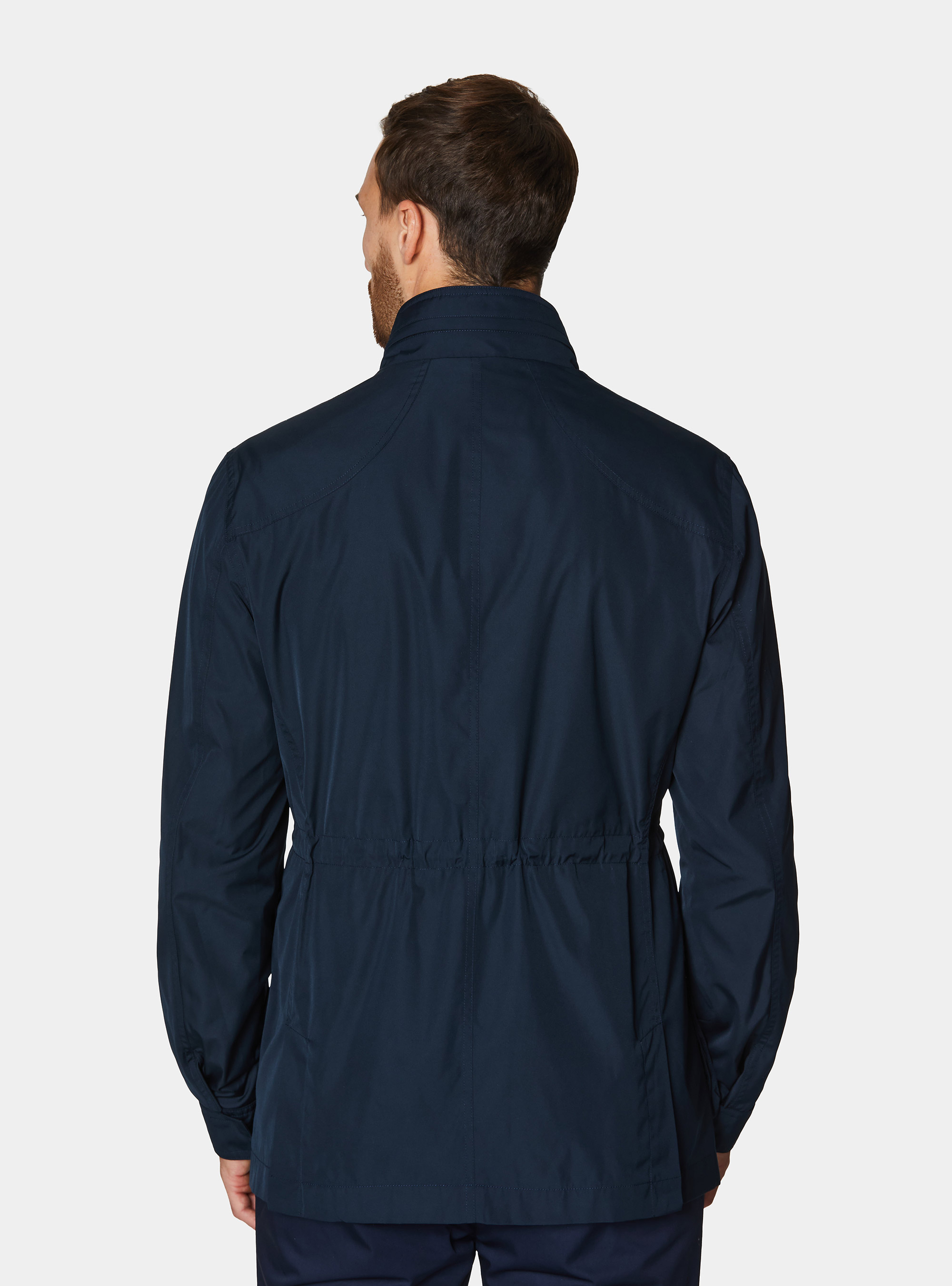 Field jacket in technical fabric, NAVY BLUE