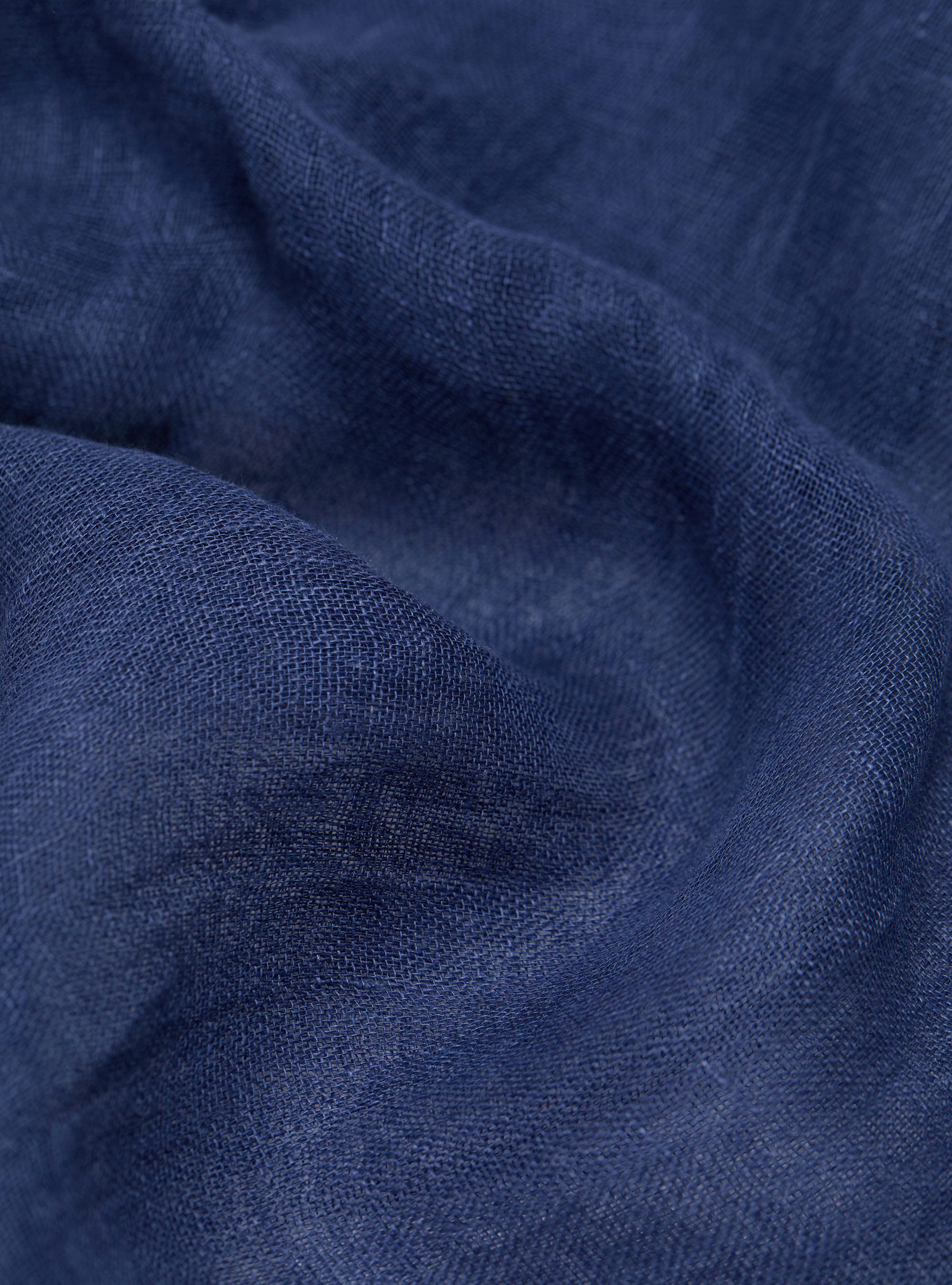 &Eacute;charpe en pur lin, 0243C DENIM