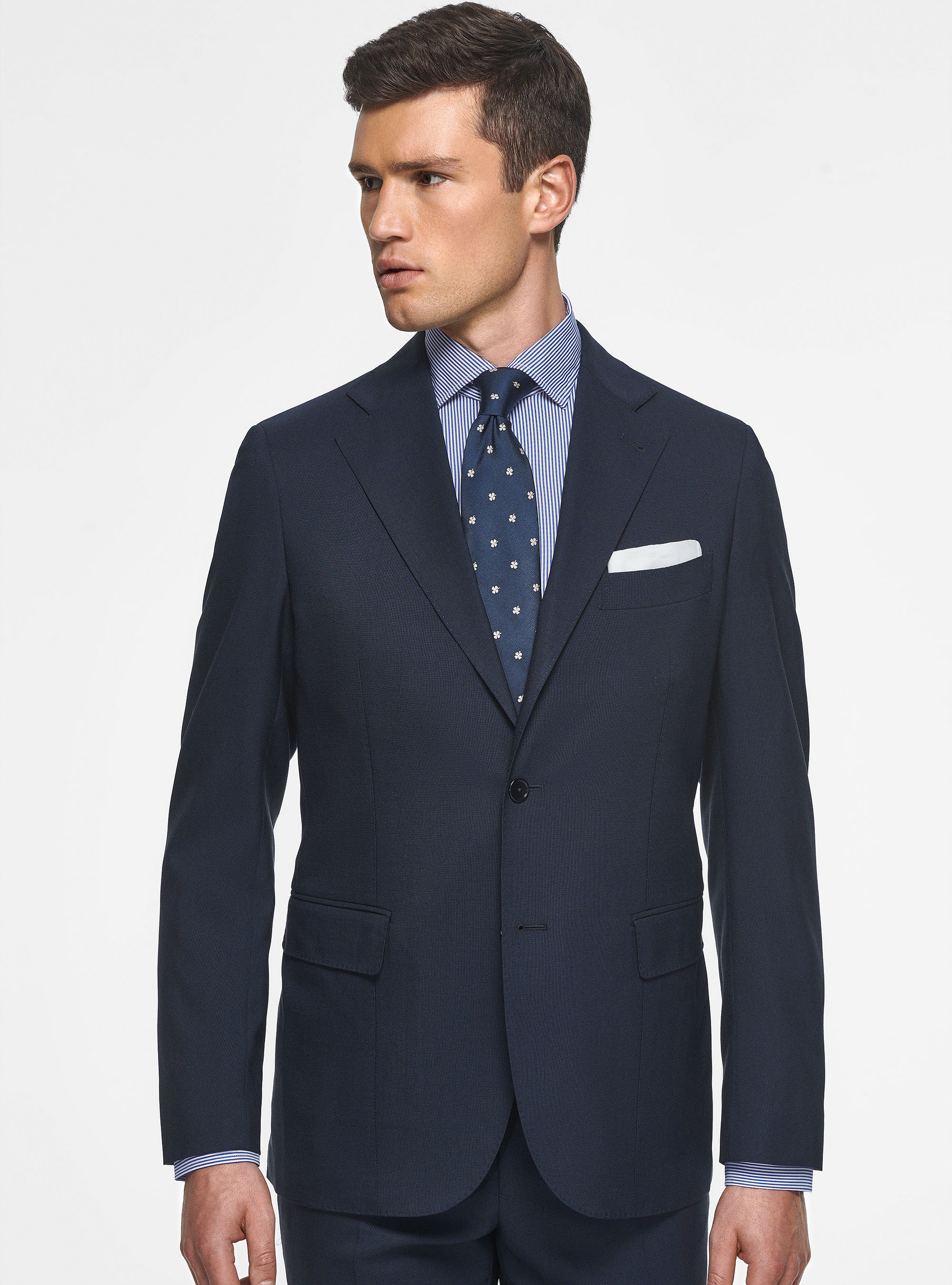 Veste en pure laine Vitale Barberis Canonico, BLEU