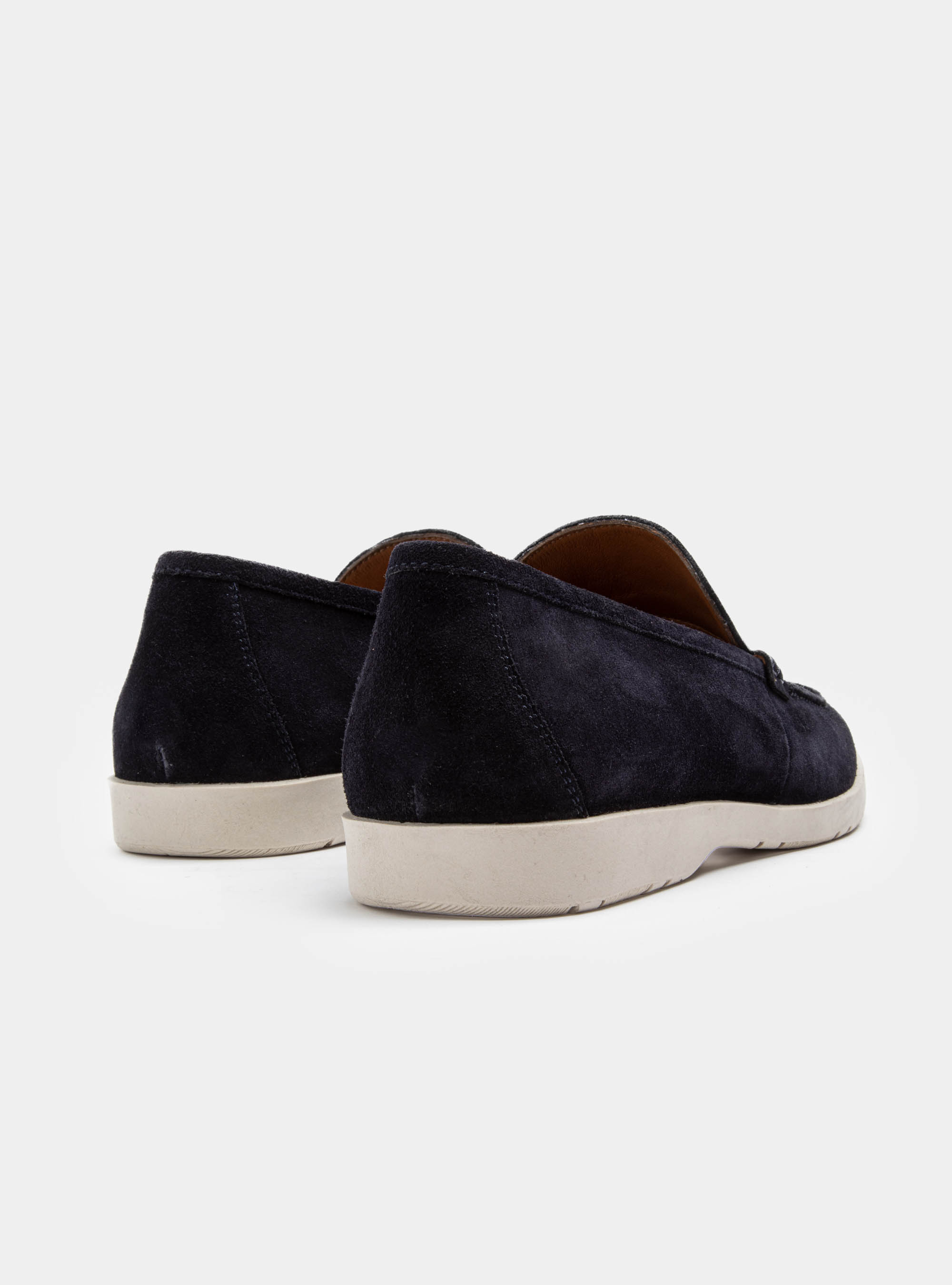 Mocassins en daim, BLEU MARINE