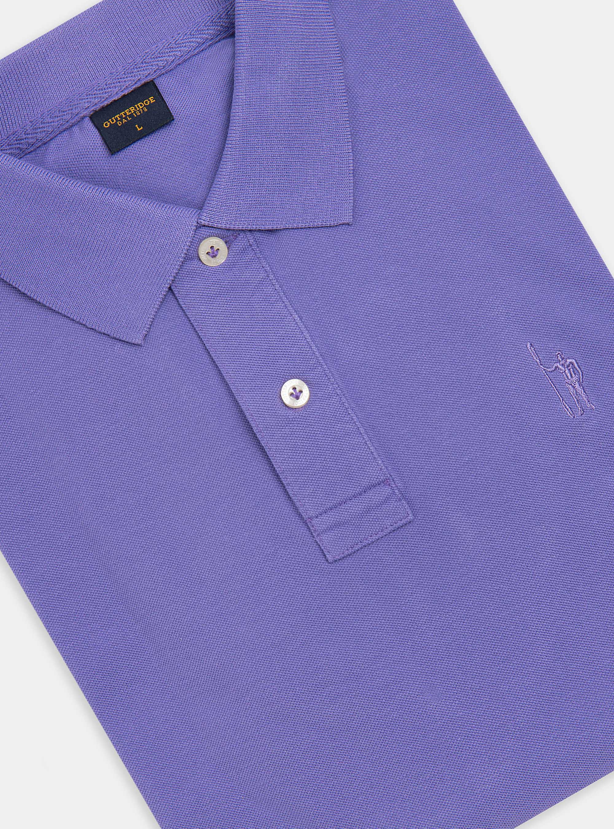 Polo classica in piquet, 0463C LILLA