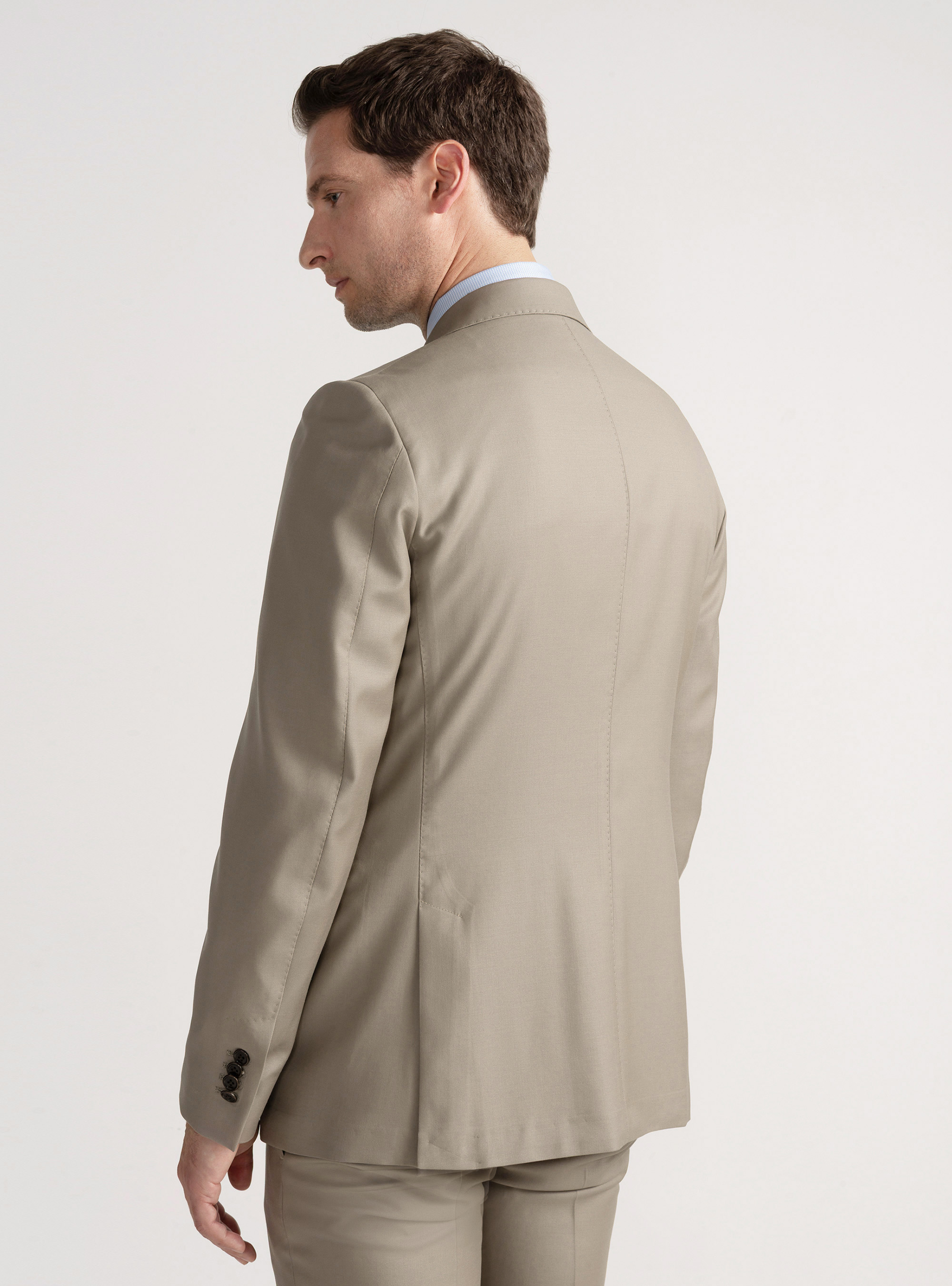 Pure wool suit blazer Vitale Barberis Canonico, MUD