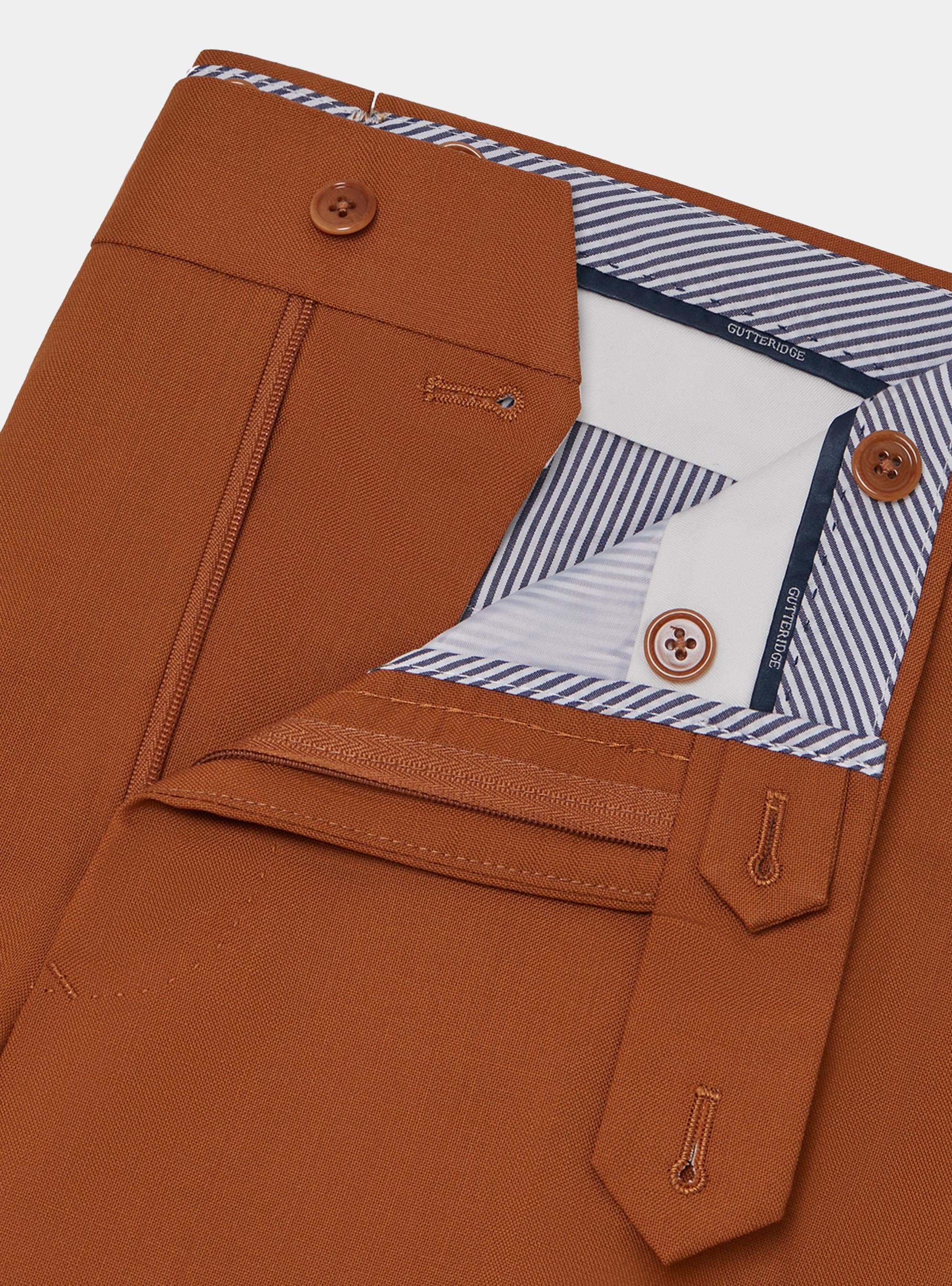 Pure wool trousers Vitale Barberis Canonico, 0522C CARAMELLO