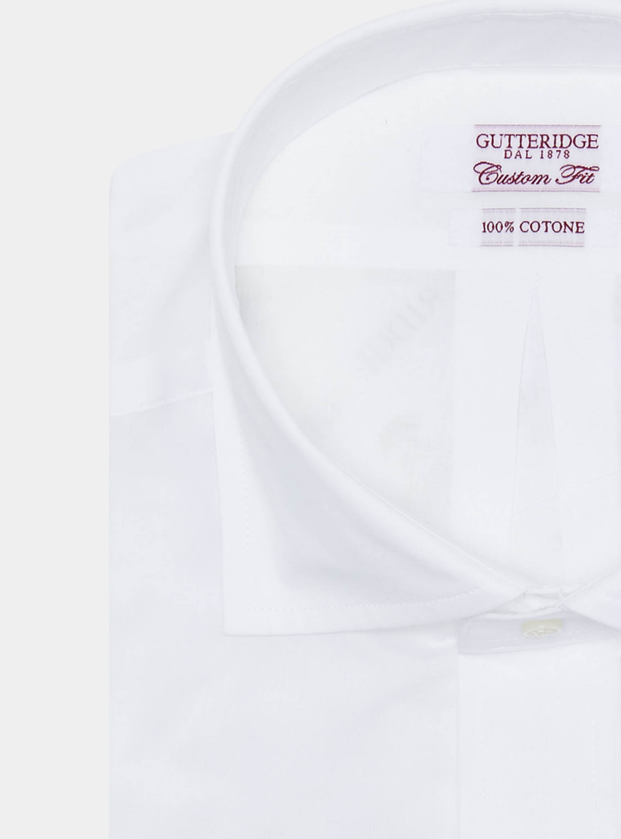 Chemise confortable en pur coton, BLANC