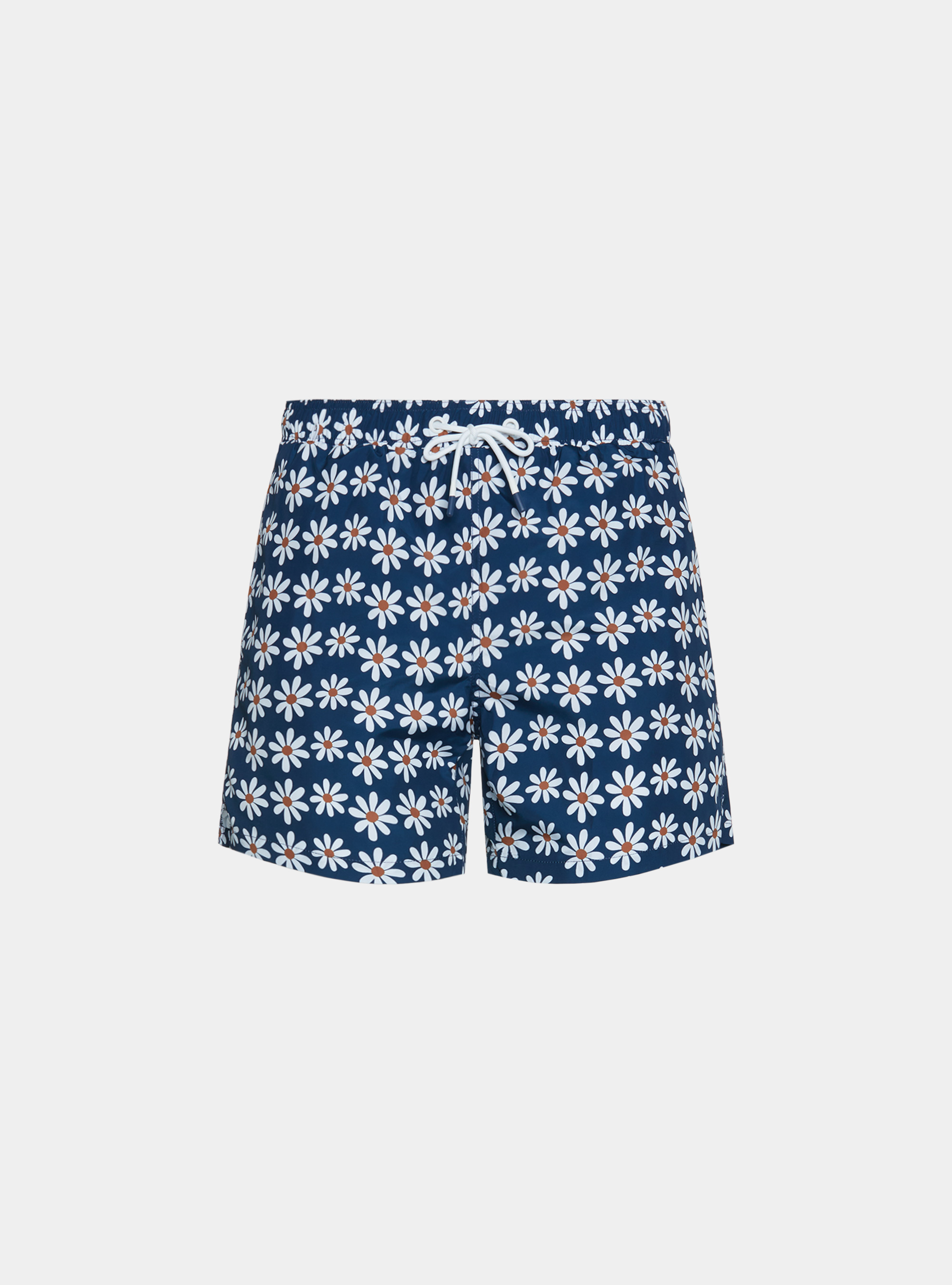Daisy print swimwear, NAVY BLUE
