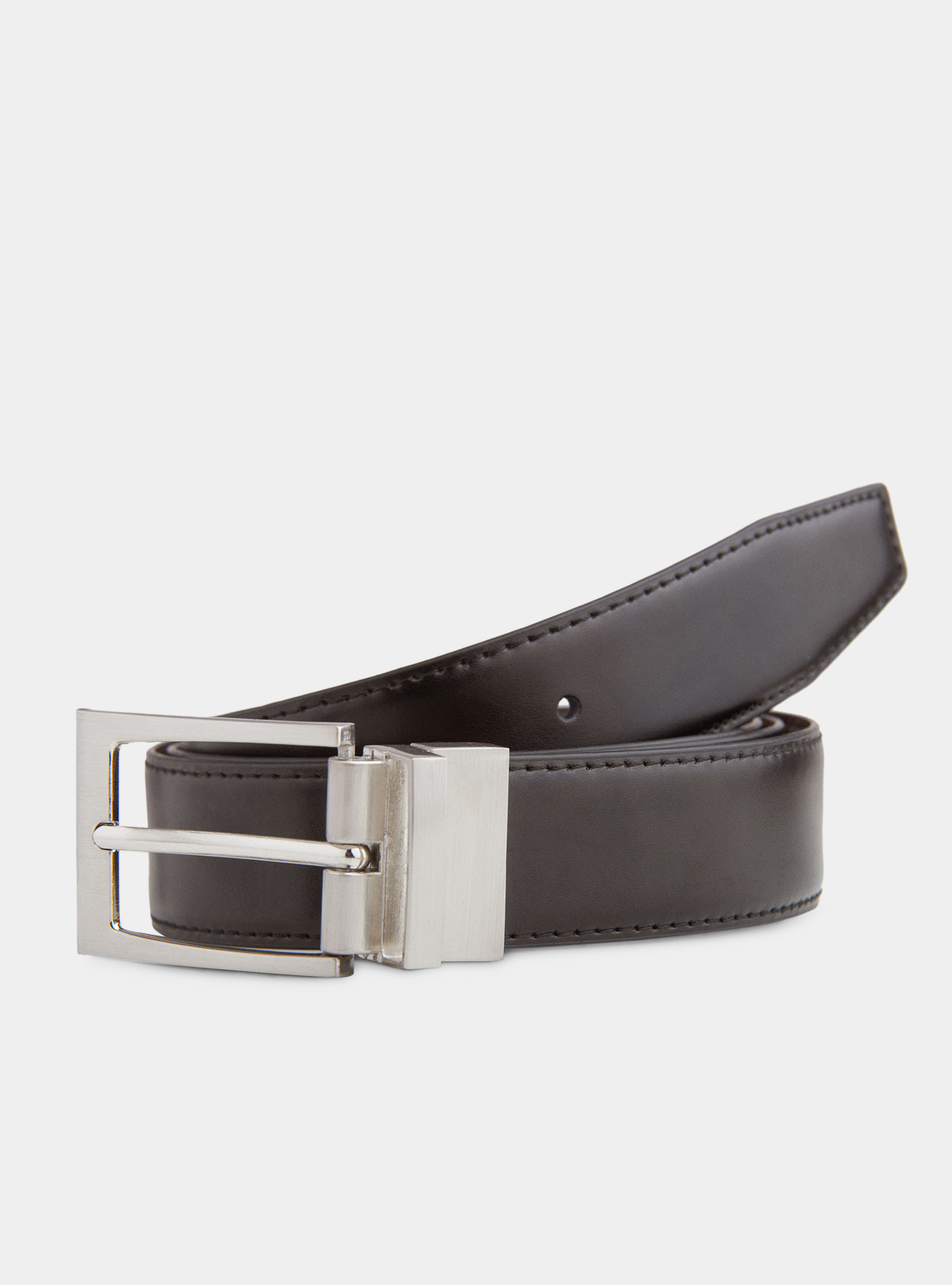 Reversible belt, BLACK