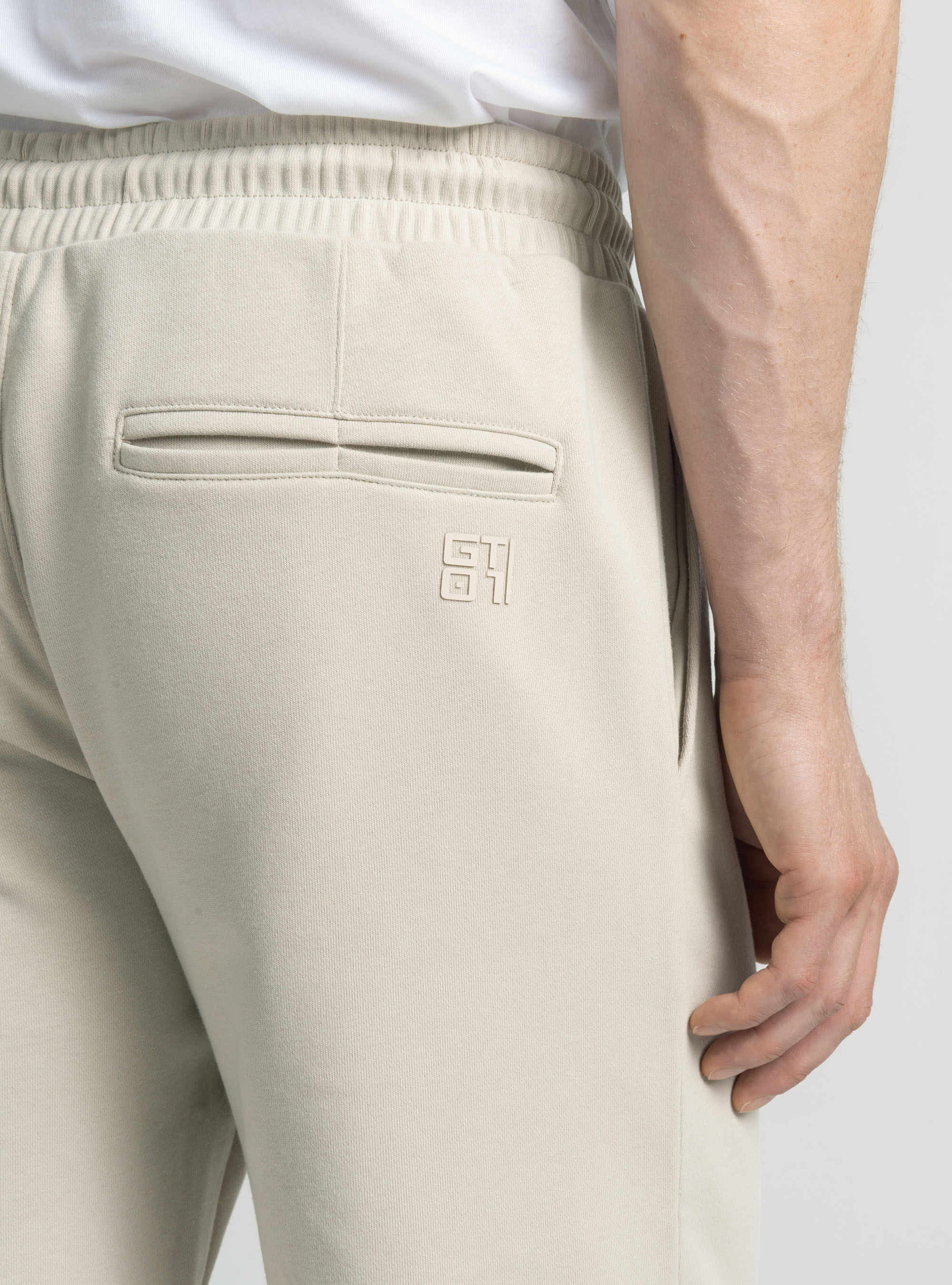 GT01 Pl&uuml;schhose, ECRU 0560C