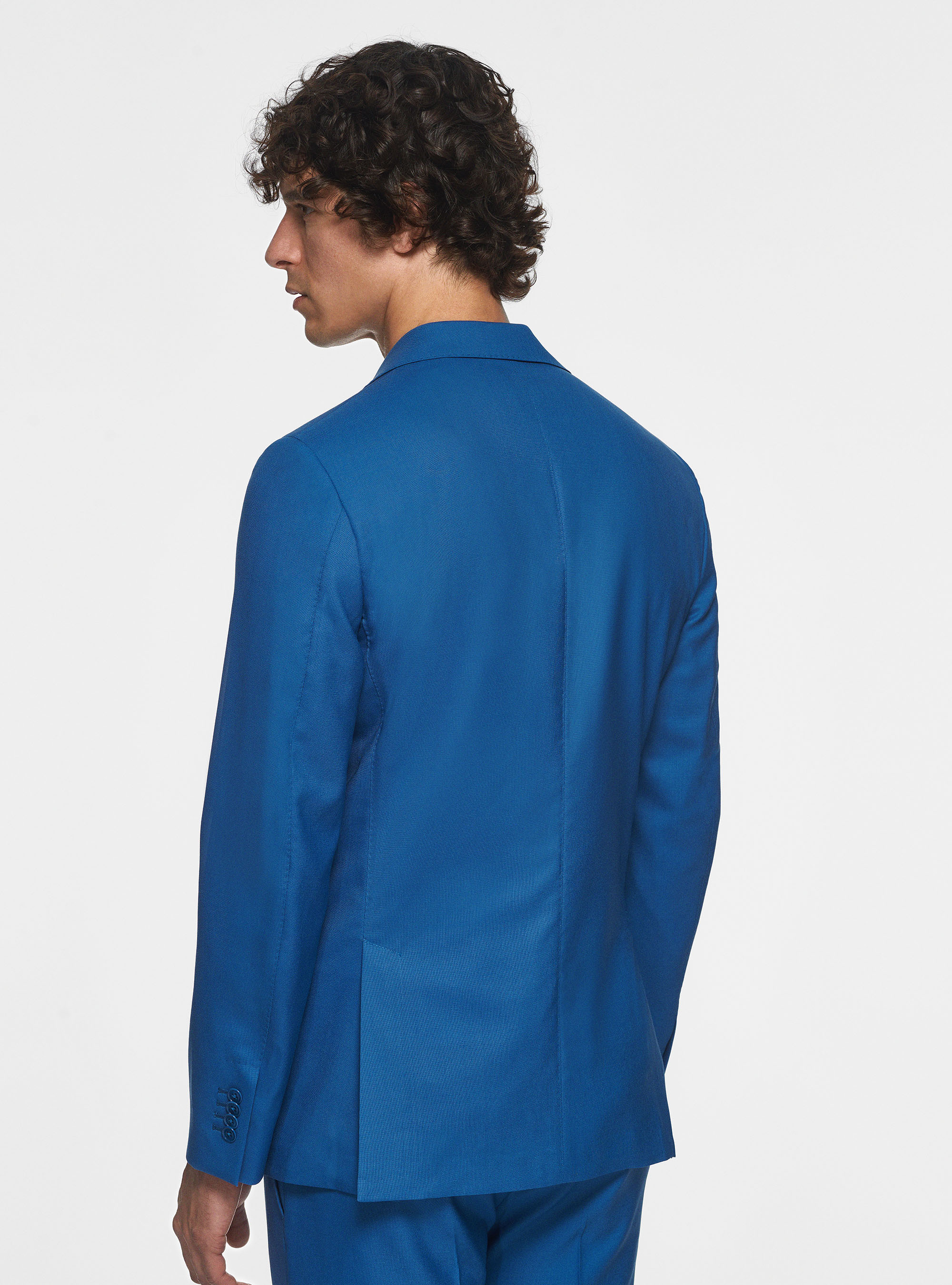 Veste en pure laine Vitale Barberis Canonico, 0226C CERULEO