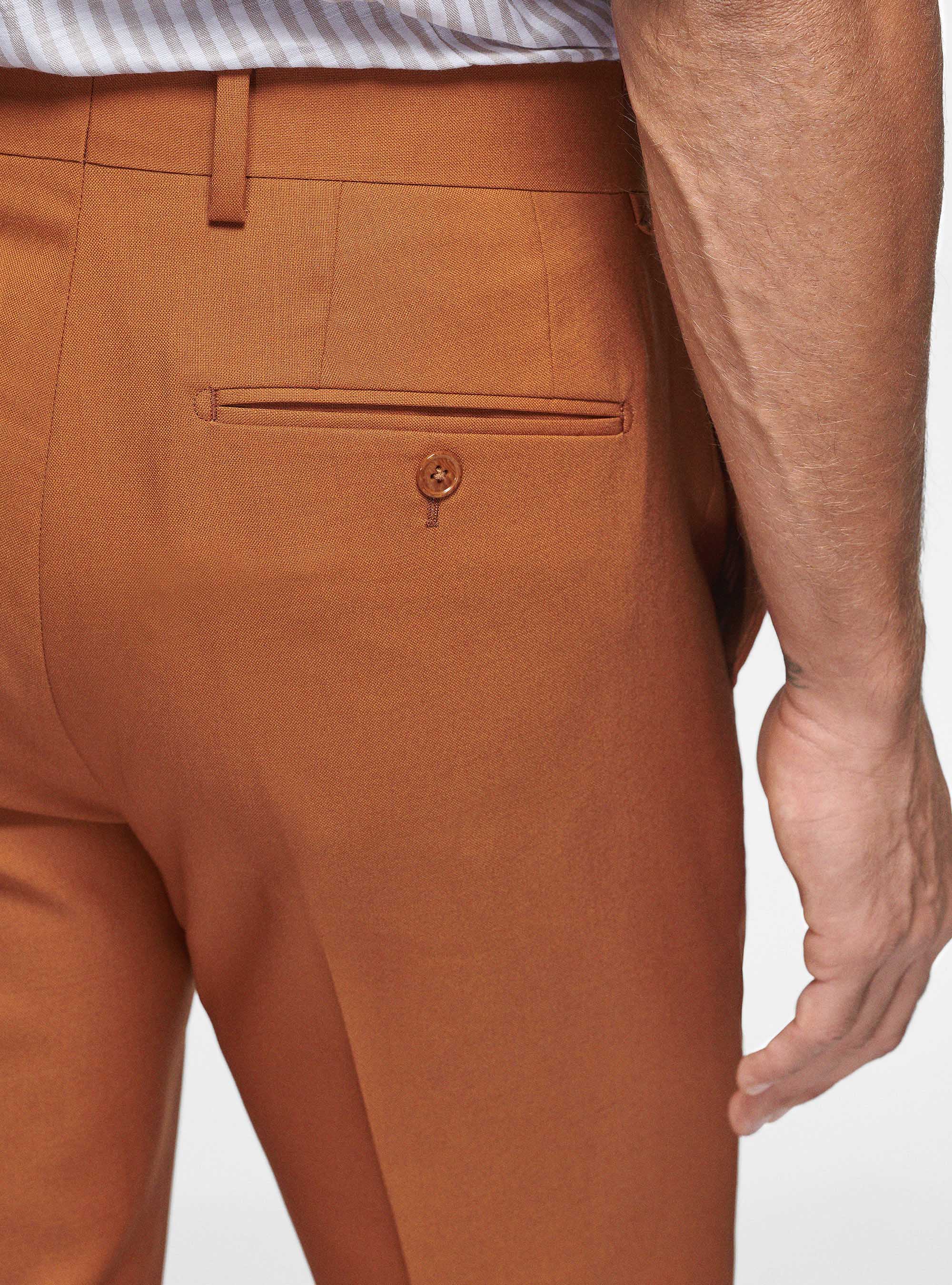 Pure wool trousers Vitale Barberis Canonico, 0522C CARAMELLO