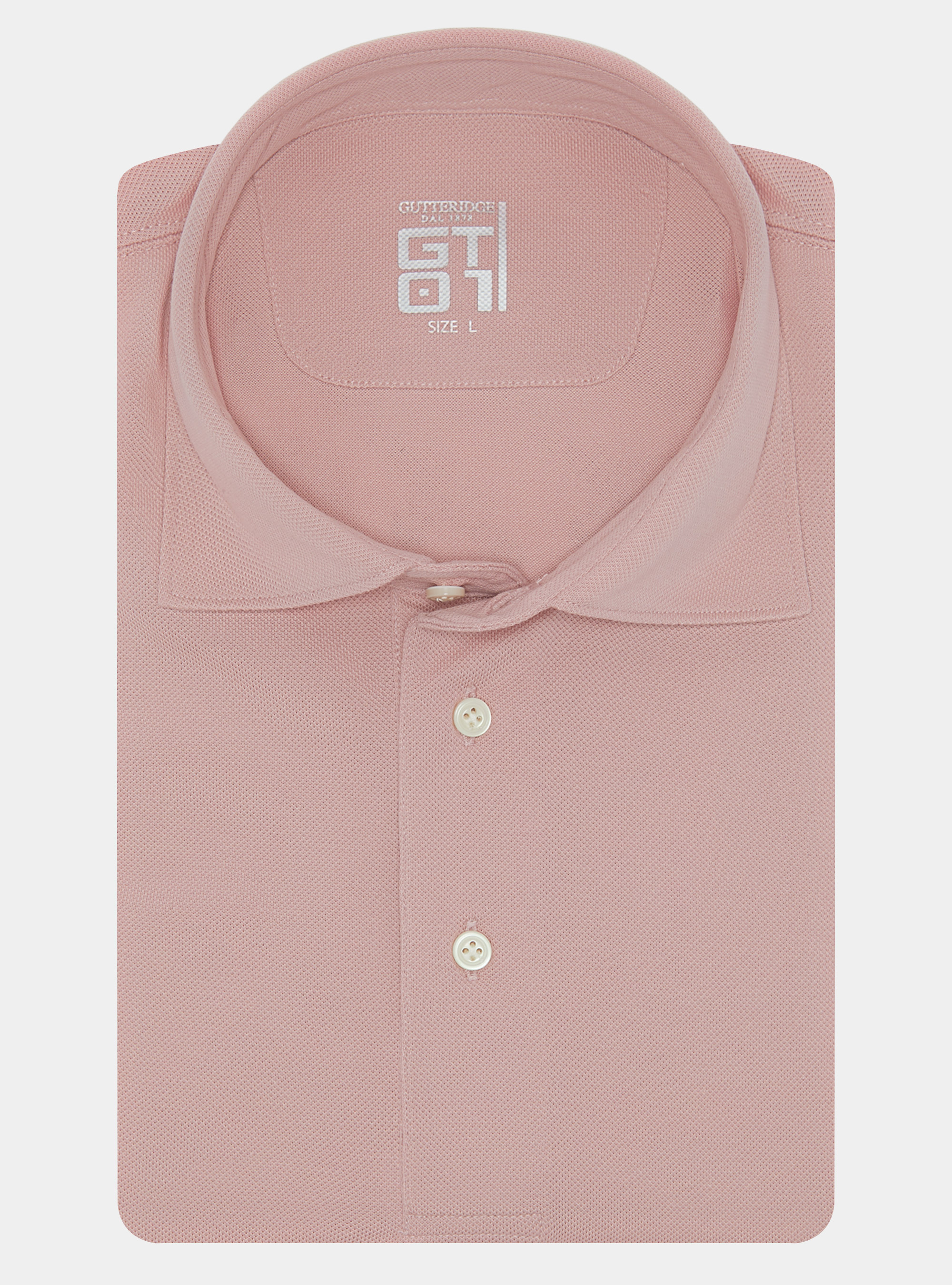 GT01 stretch pique polo shirt, 0441C ROSA SCURO