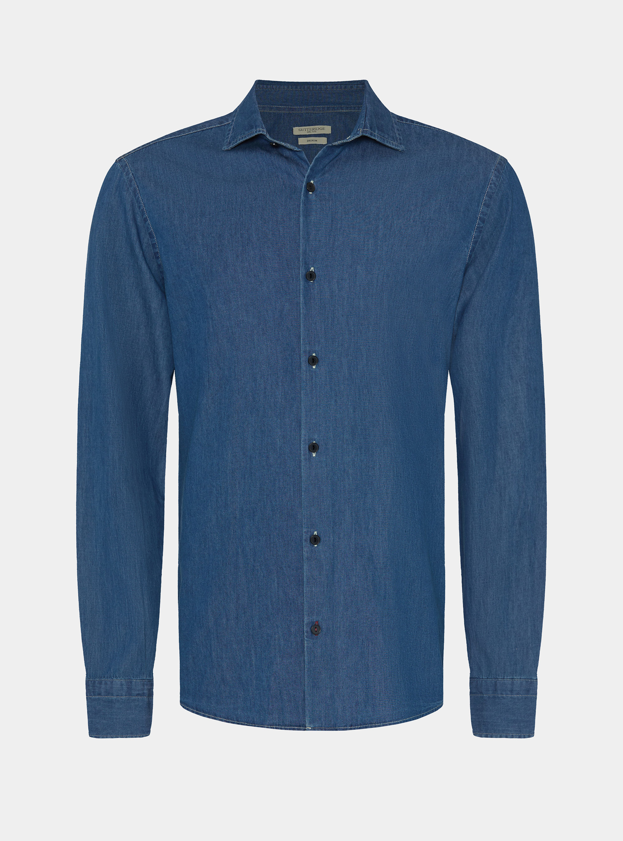 Chemise en denim, BLEU