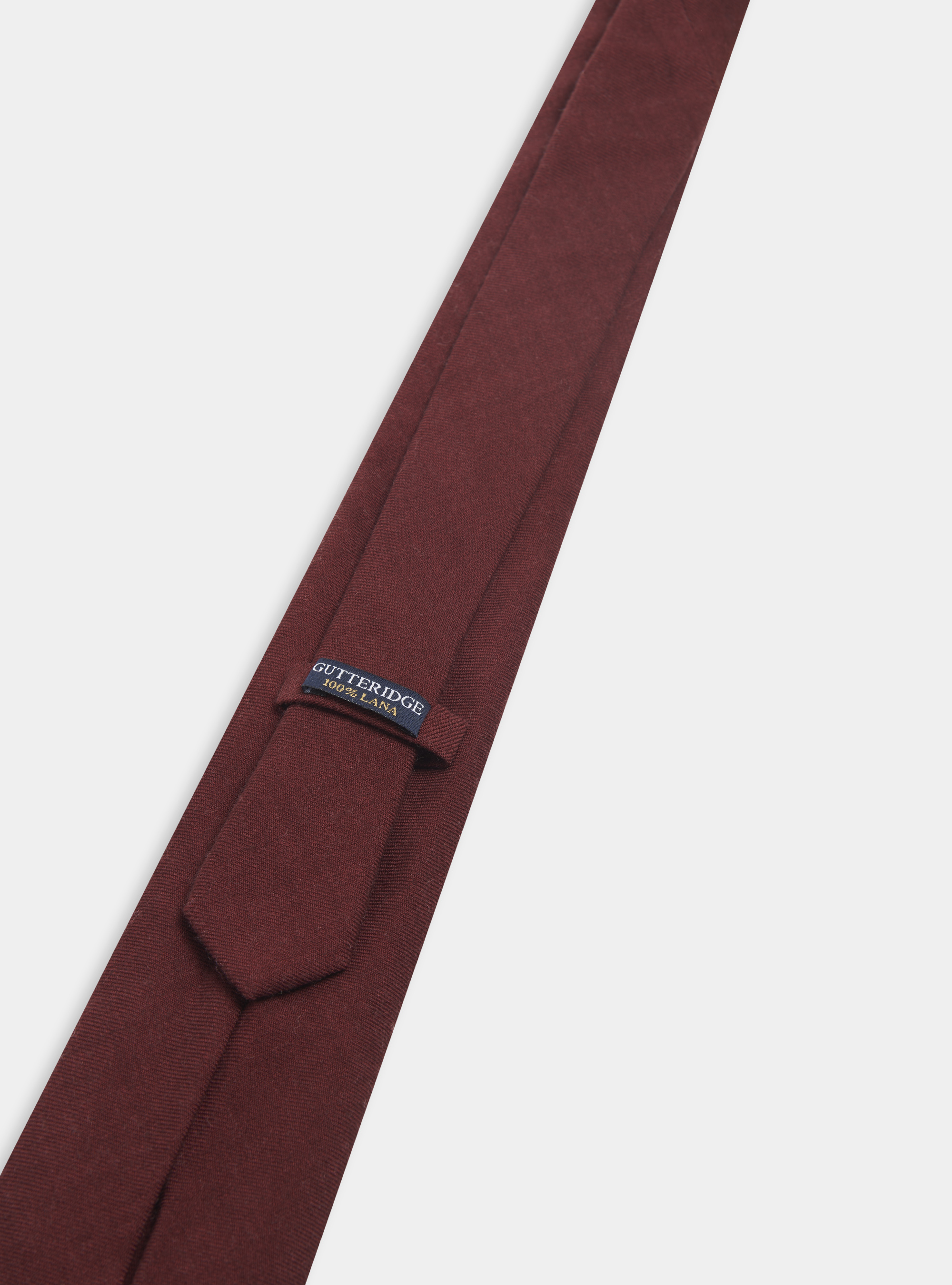 Wool tie, BORDEAUX