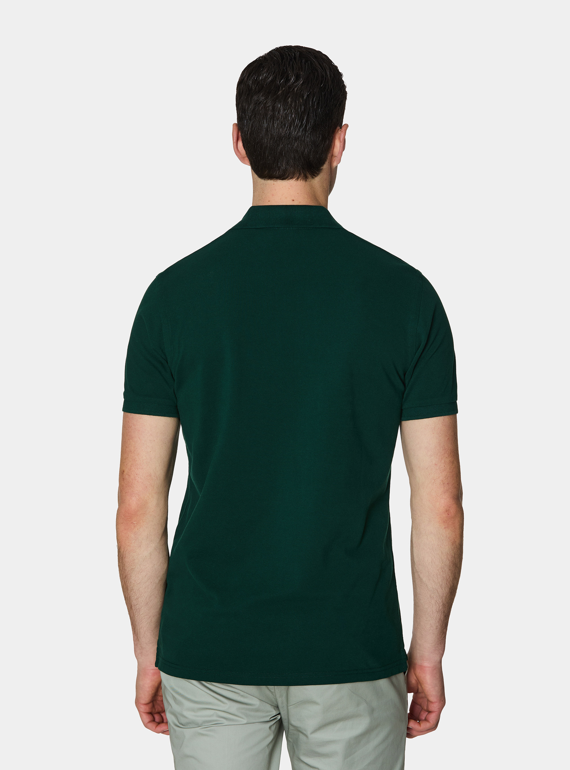 Classic piqu&eacute; polo shirt, OLIVE