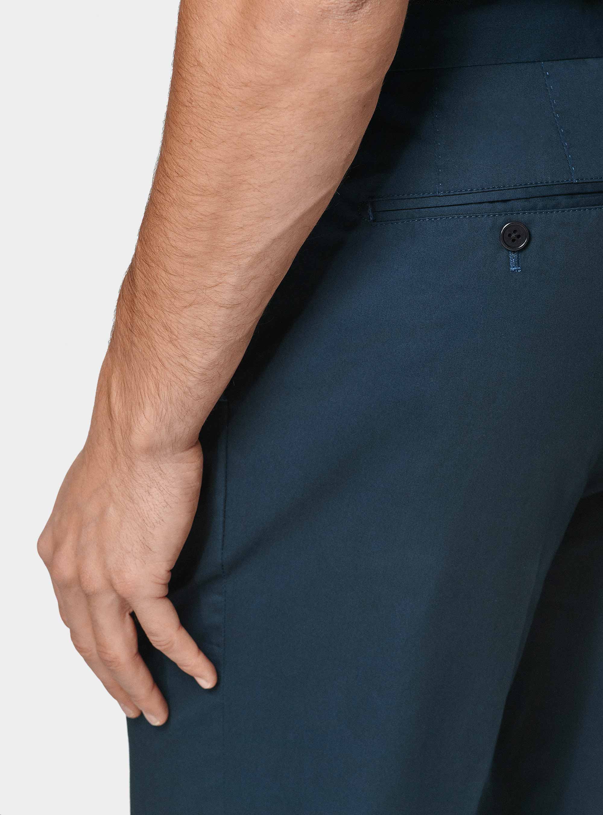 Abn&auml;herhose aus Baumwollpopeline, NAVY 0218C