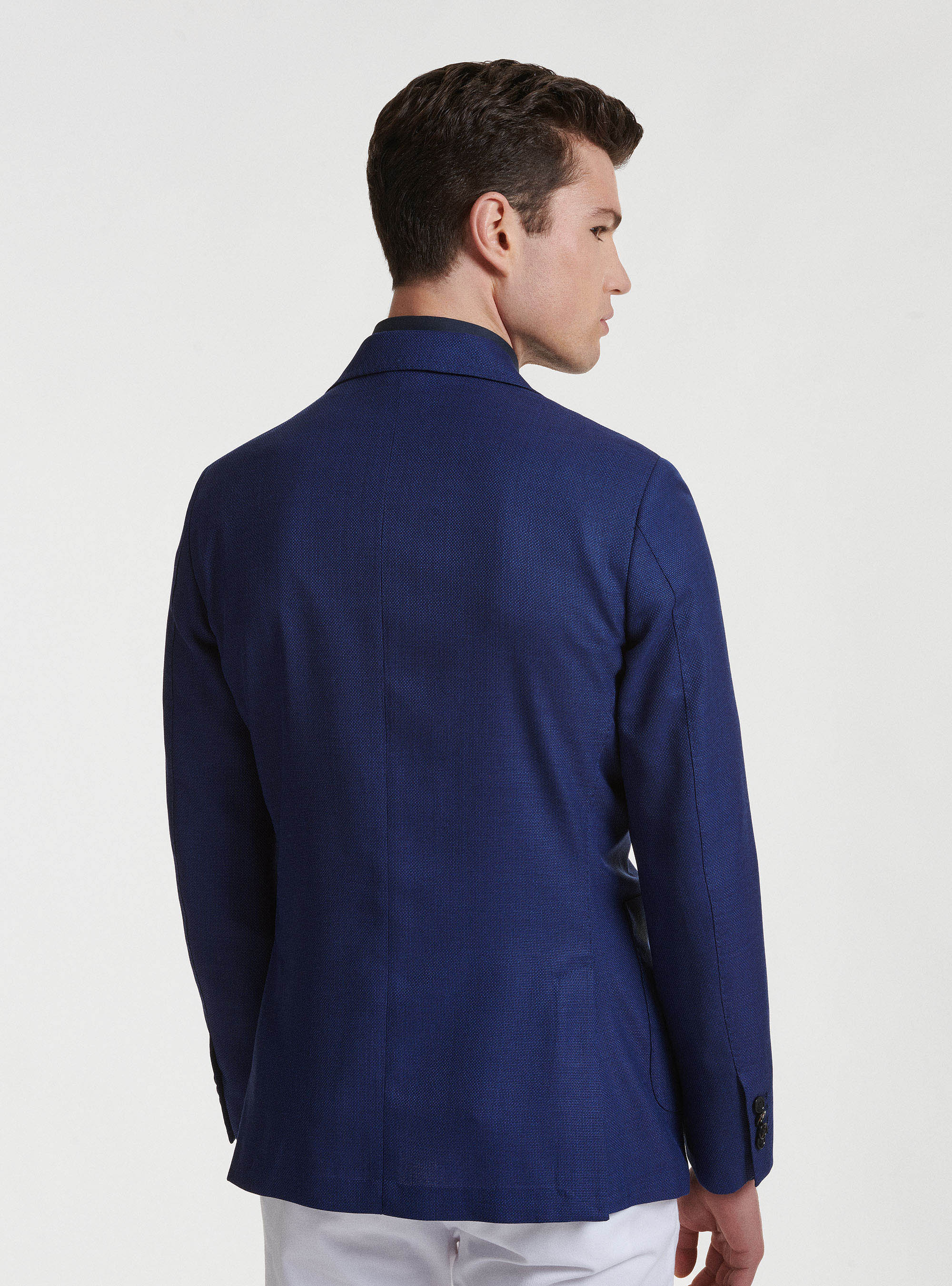 Veste en pure laine Vitale Barberis Canonico, BLEU