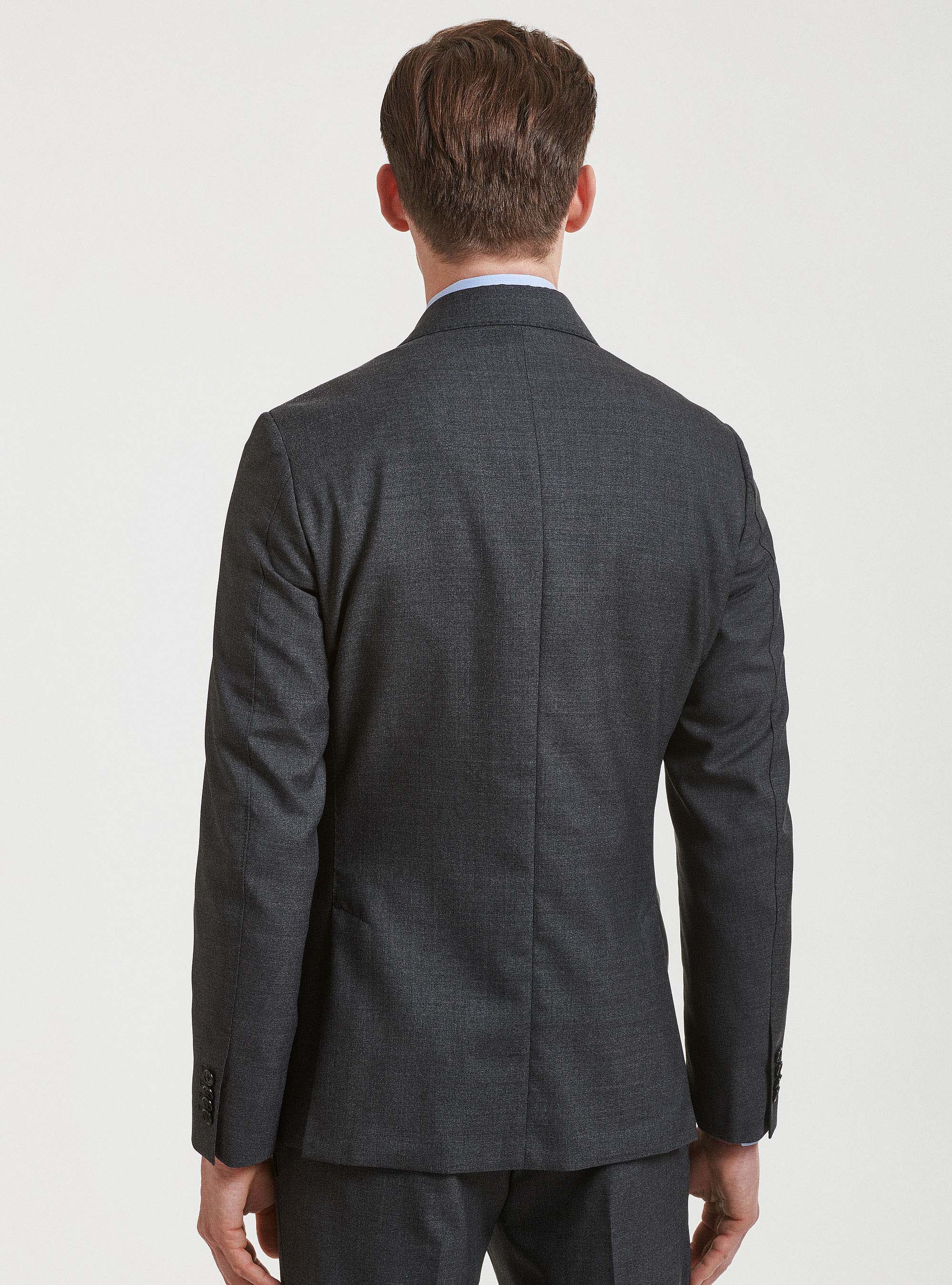 Anzugjacke aus reiner Wolle Vitale Barberis Canonico, ASFALTO 0115C