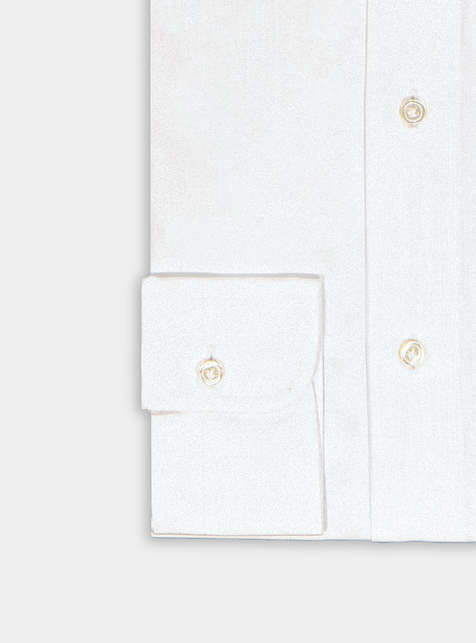 "Fil a fil" french collar shirt, WHITE