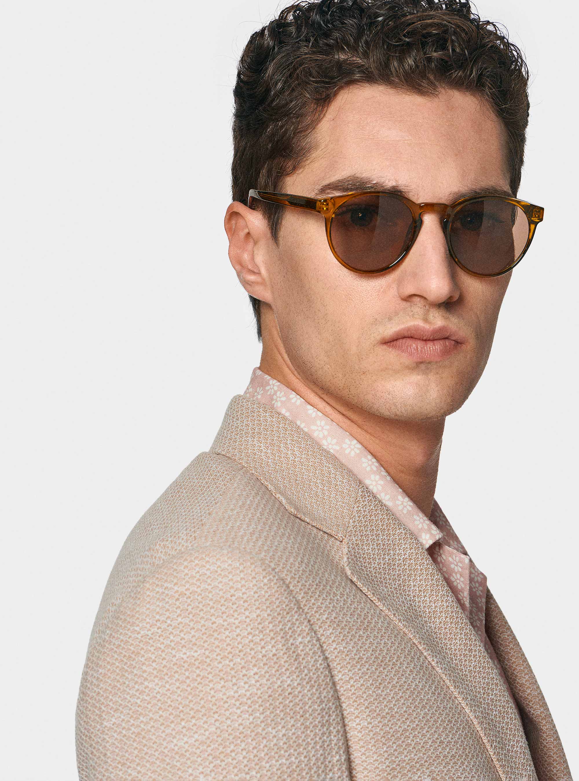 Cotton and linen jersey blazer, PESCA 0461C