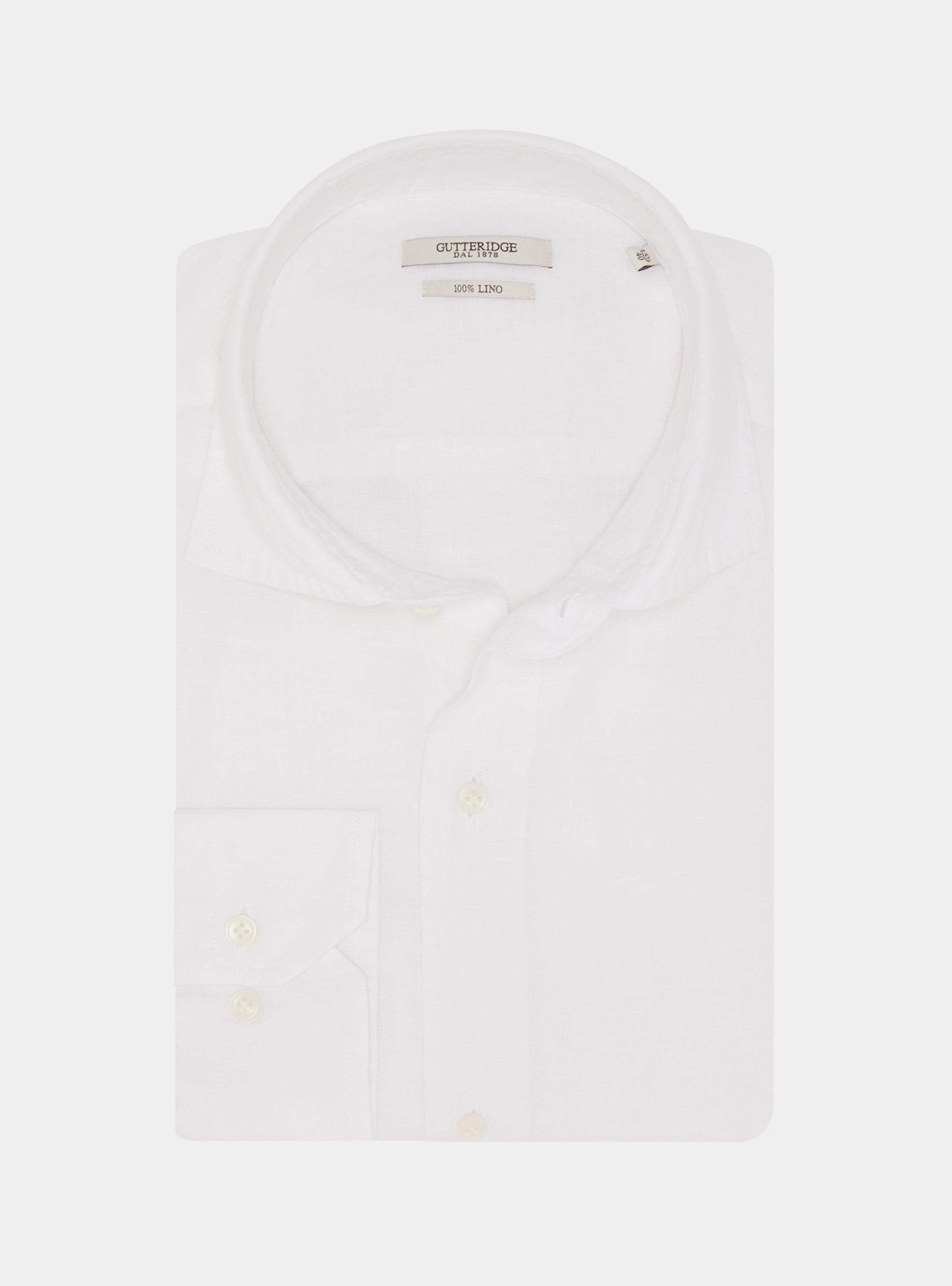 Pure linen shirt, WHITE