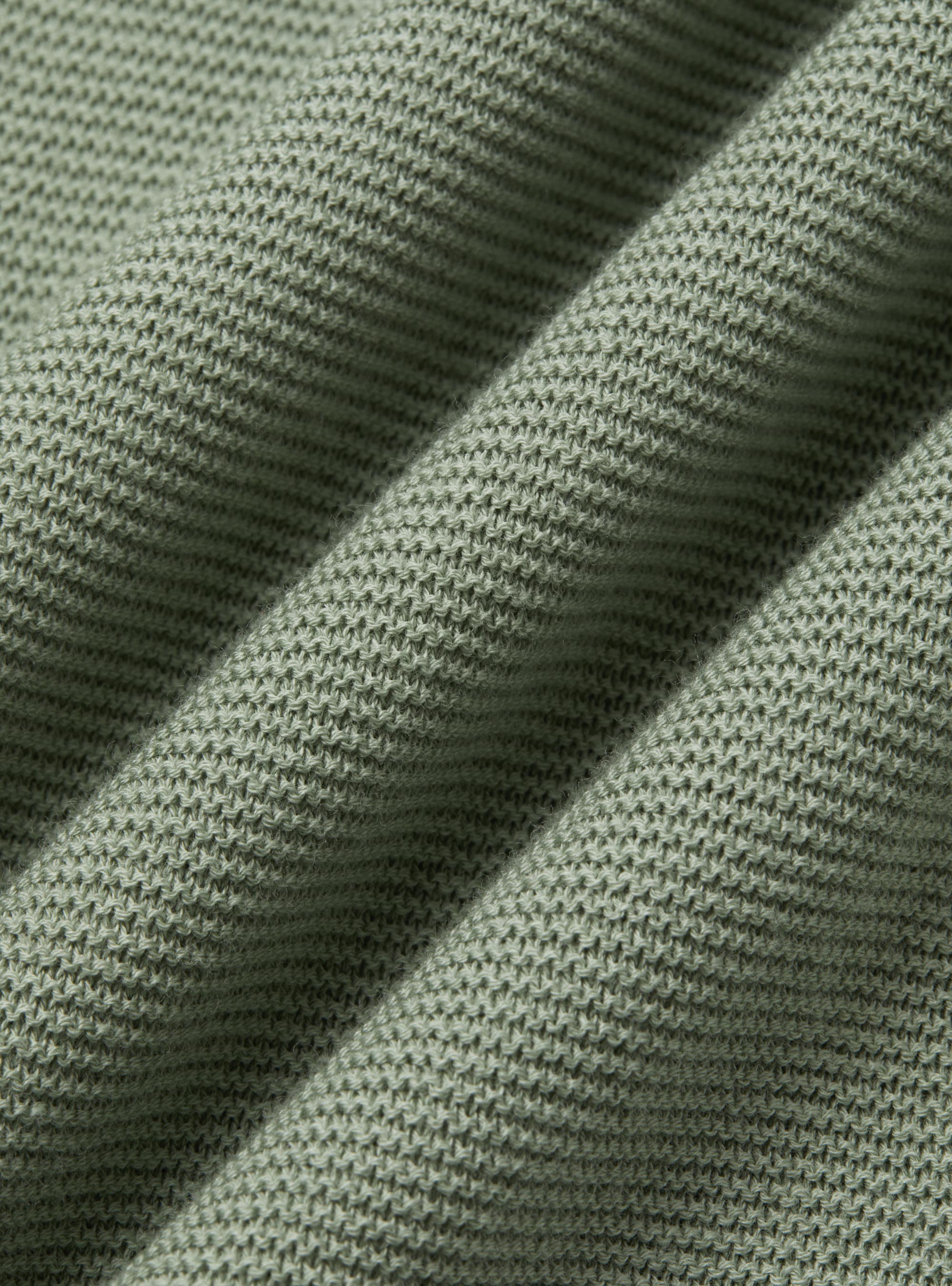 Knitted links polo shirt in extra-fine cotton, SALVIA 0602C