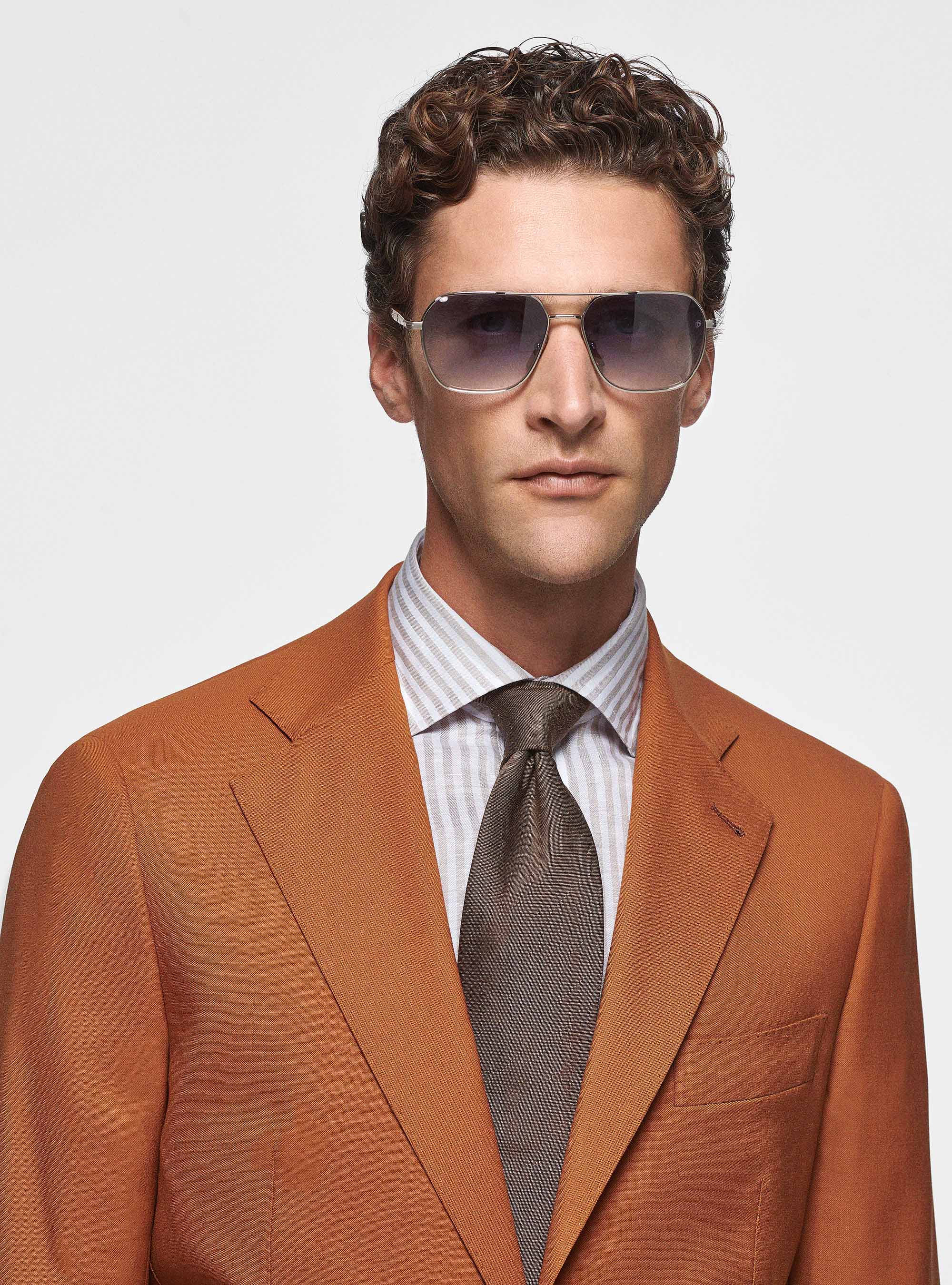 Vitale Barberis Canonico pure wool blazer, 0522C CARAMELLO