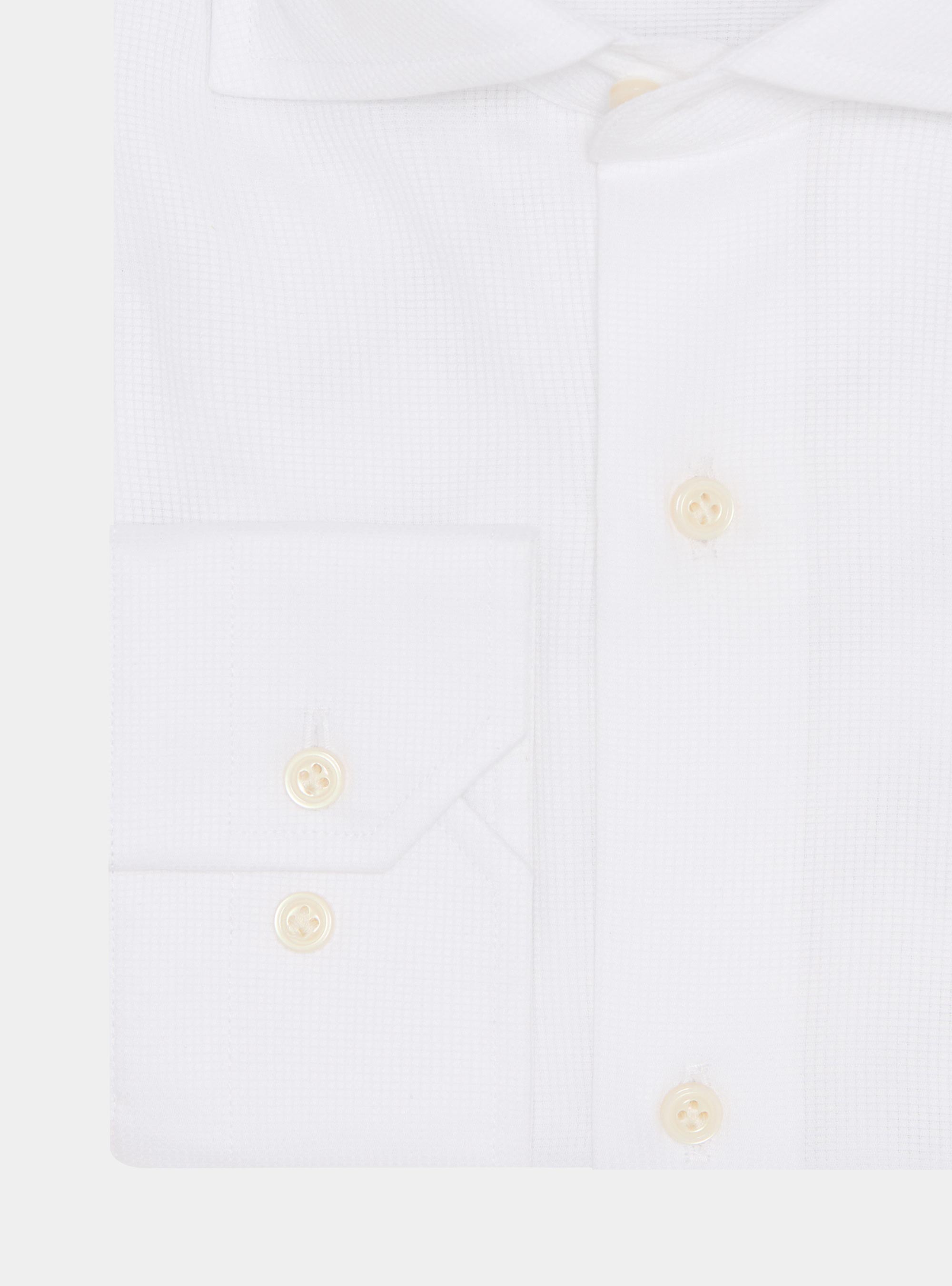 Textured cotton shirt, WHITE