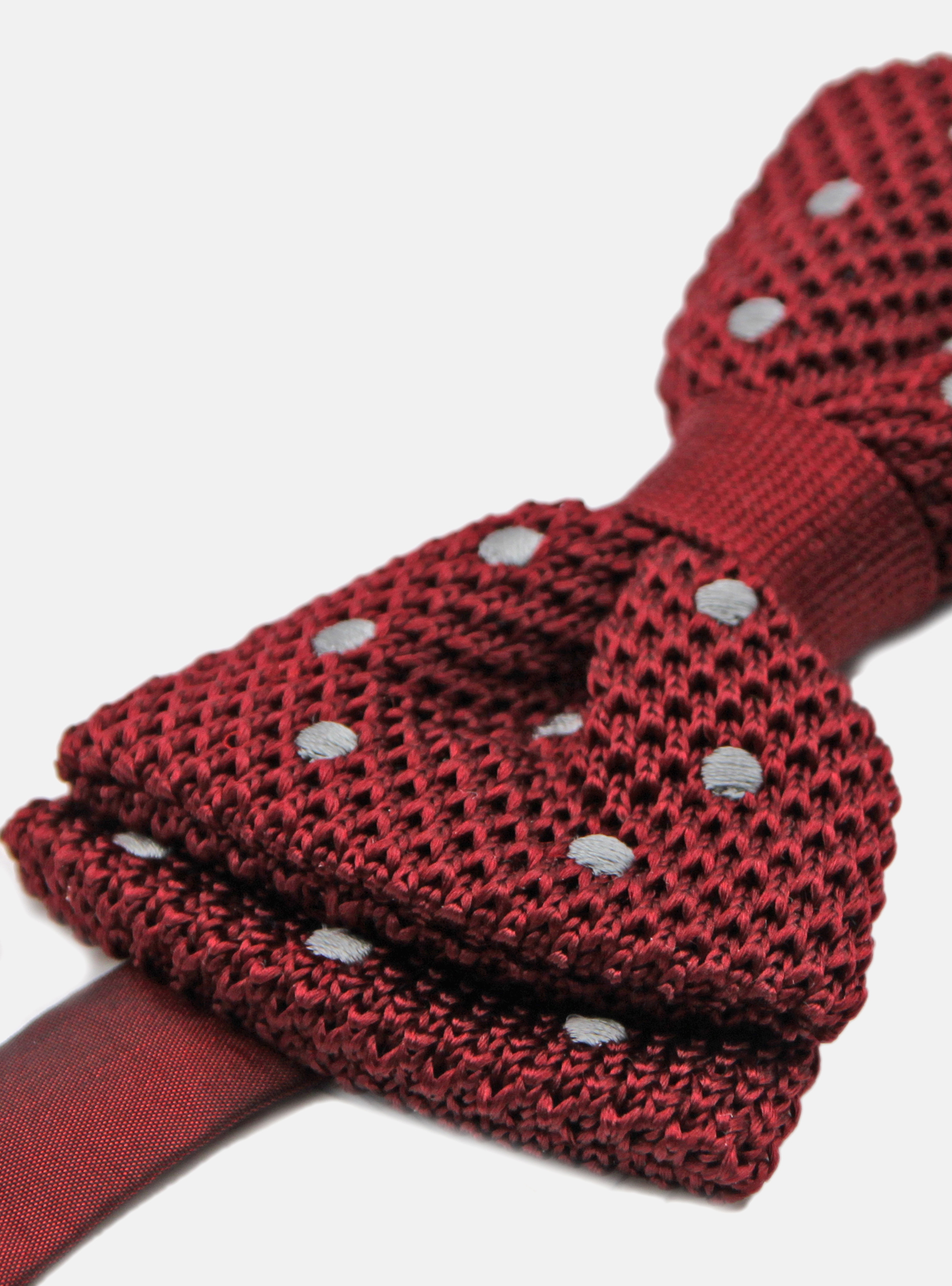 Noeud papillon en maille, BORDEAUX