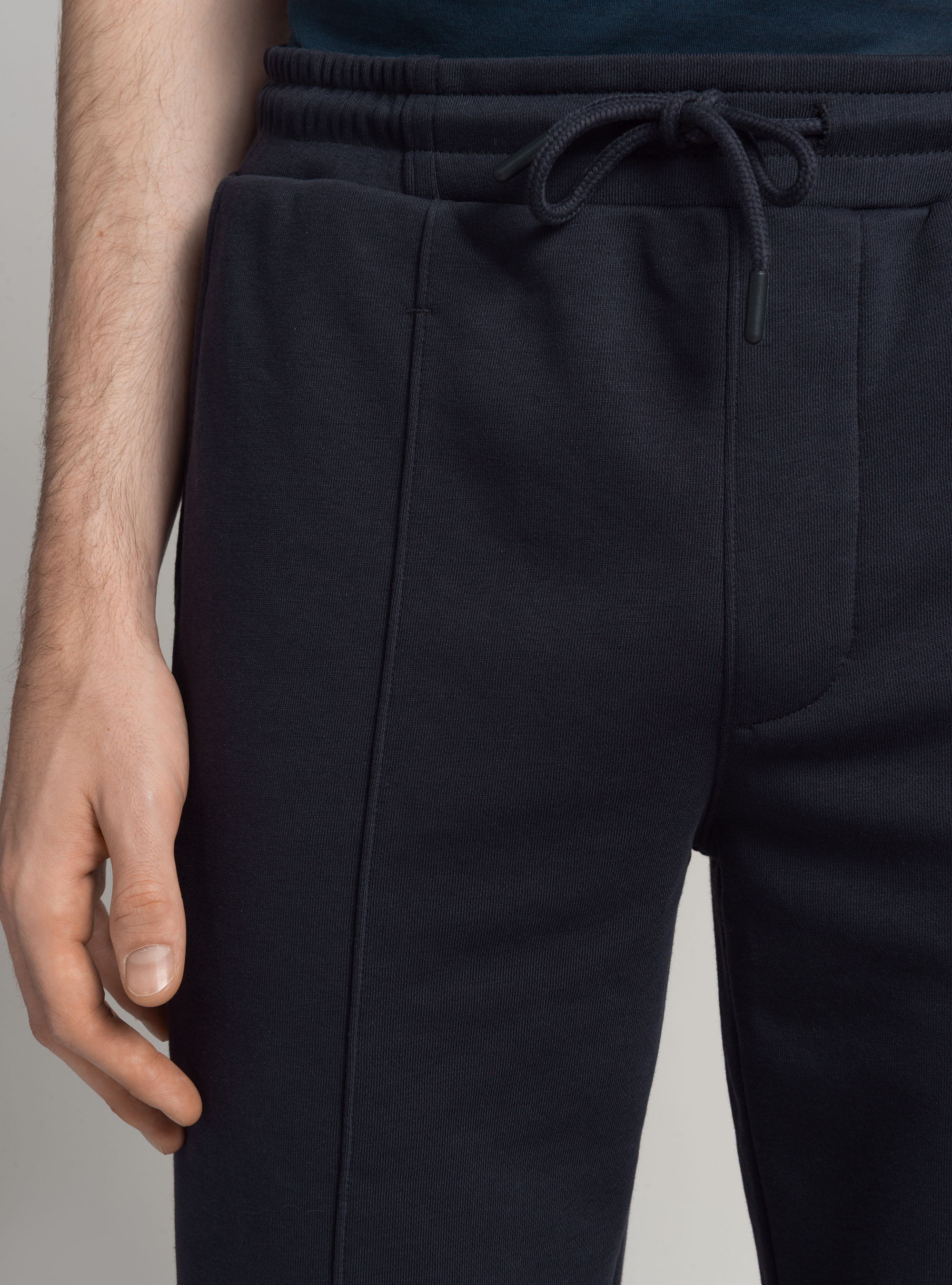 GT01 trousers in fleece, NAVY BLUE