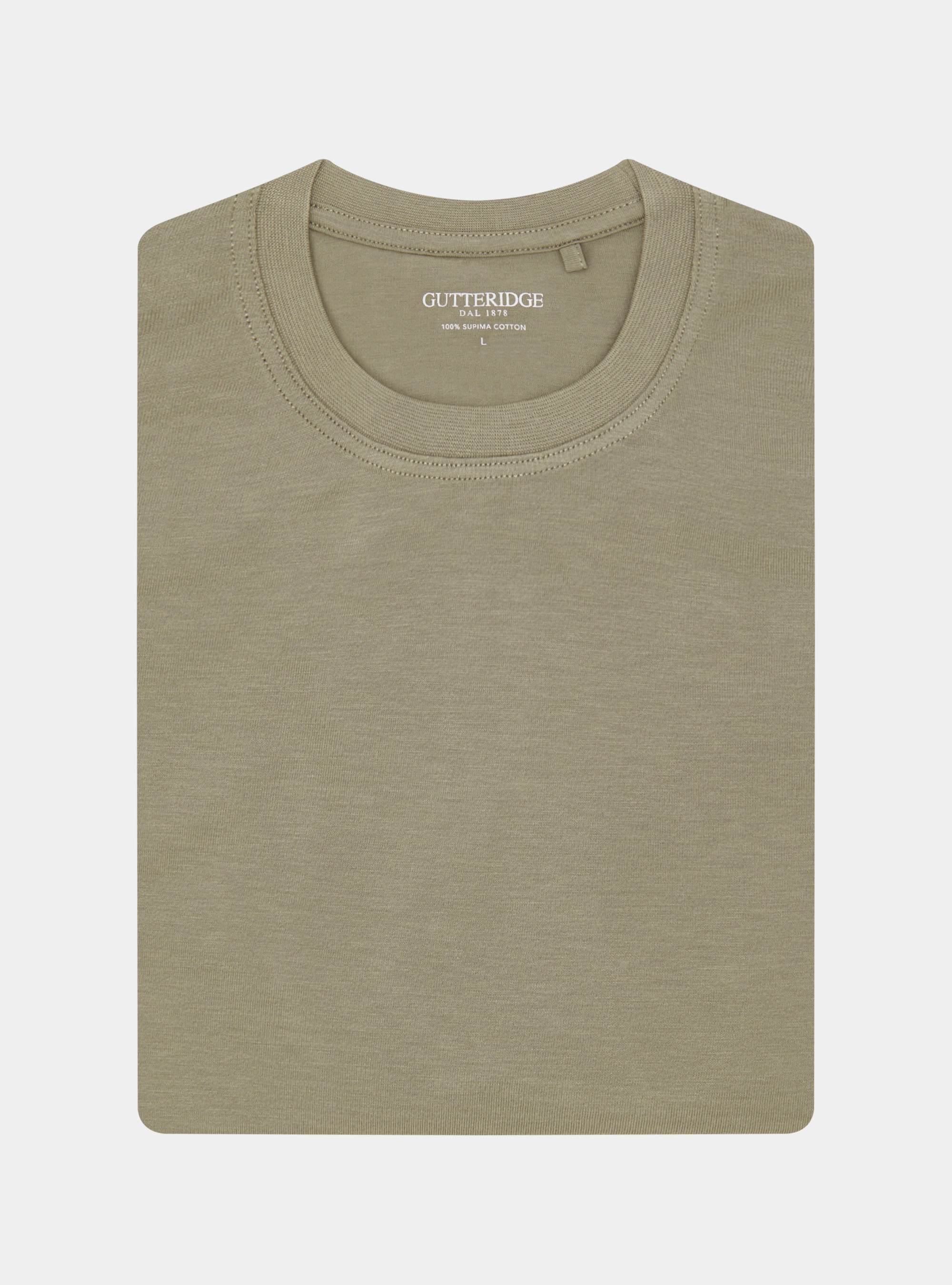 Half-sleeve T-shirt in Supima cotton, SALVIA 0602C