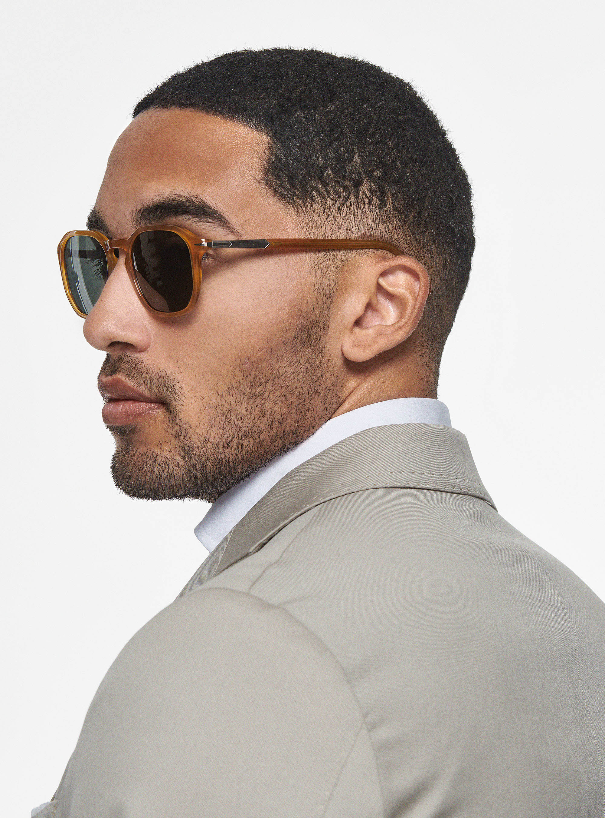 Pure 110's superfine wool blazer, SAND
