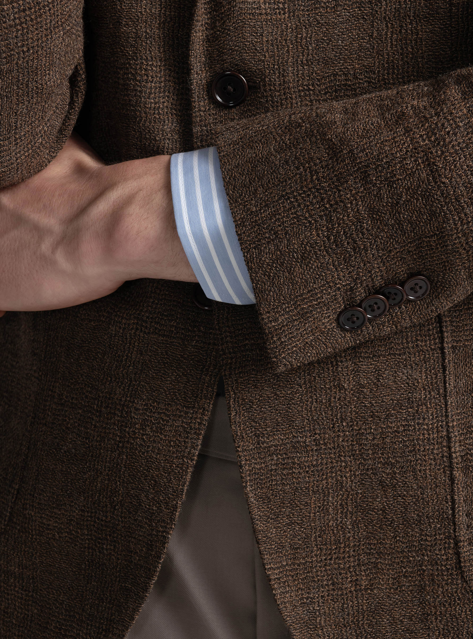 Pure wool Prince of Wales blazer, MULTICOLOR