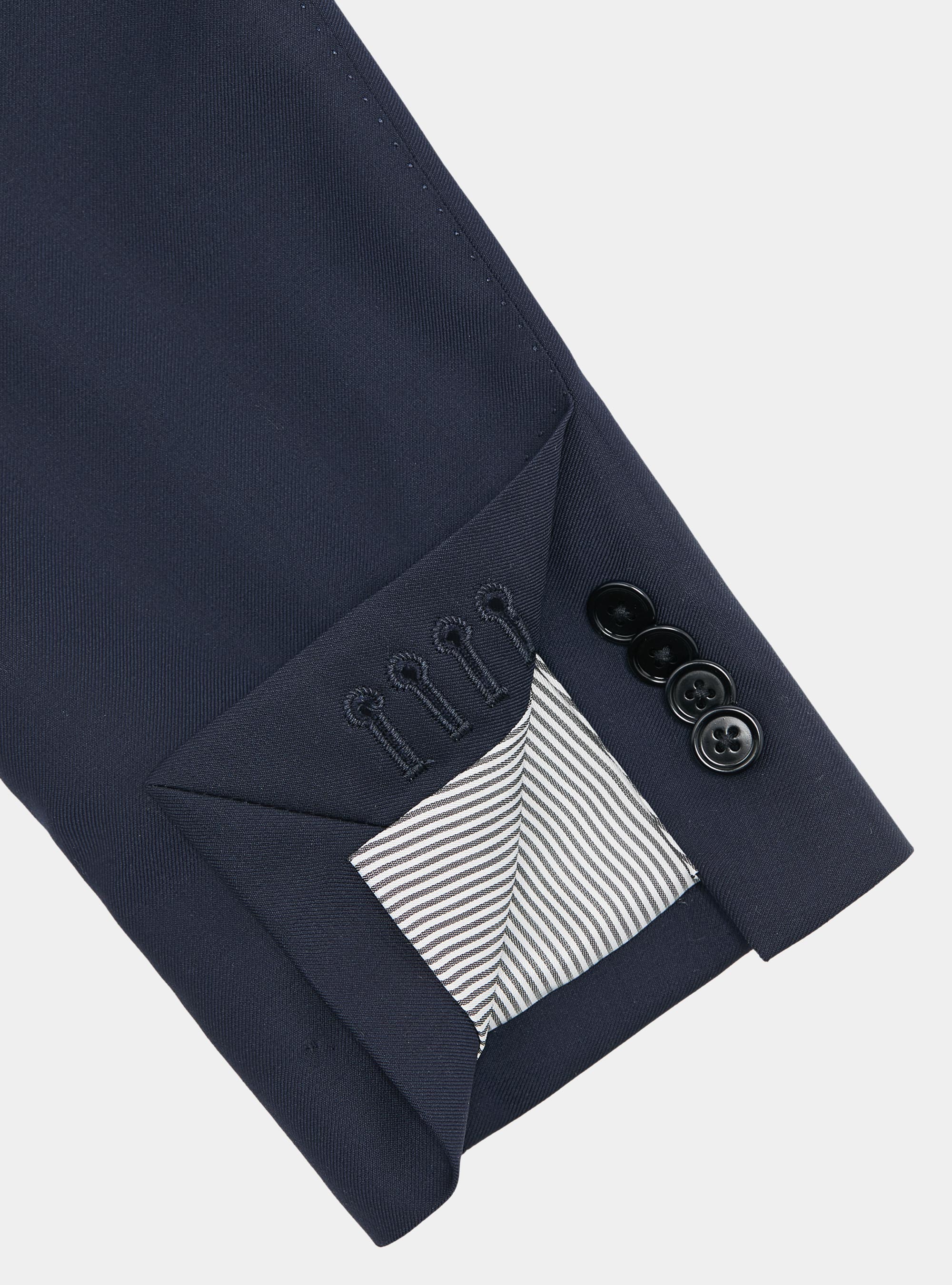 Pure wool suit blazer Vitale Barberis Canonico, NAVY BLUE