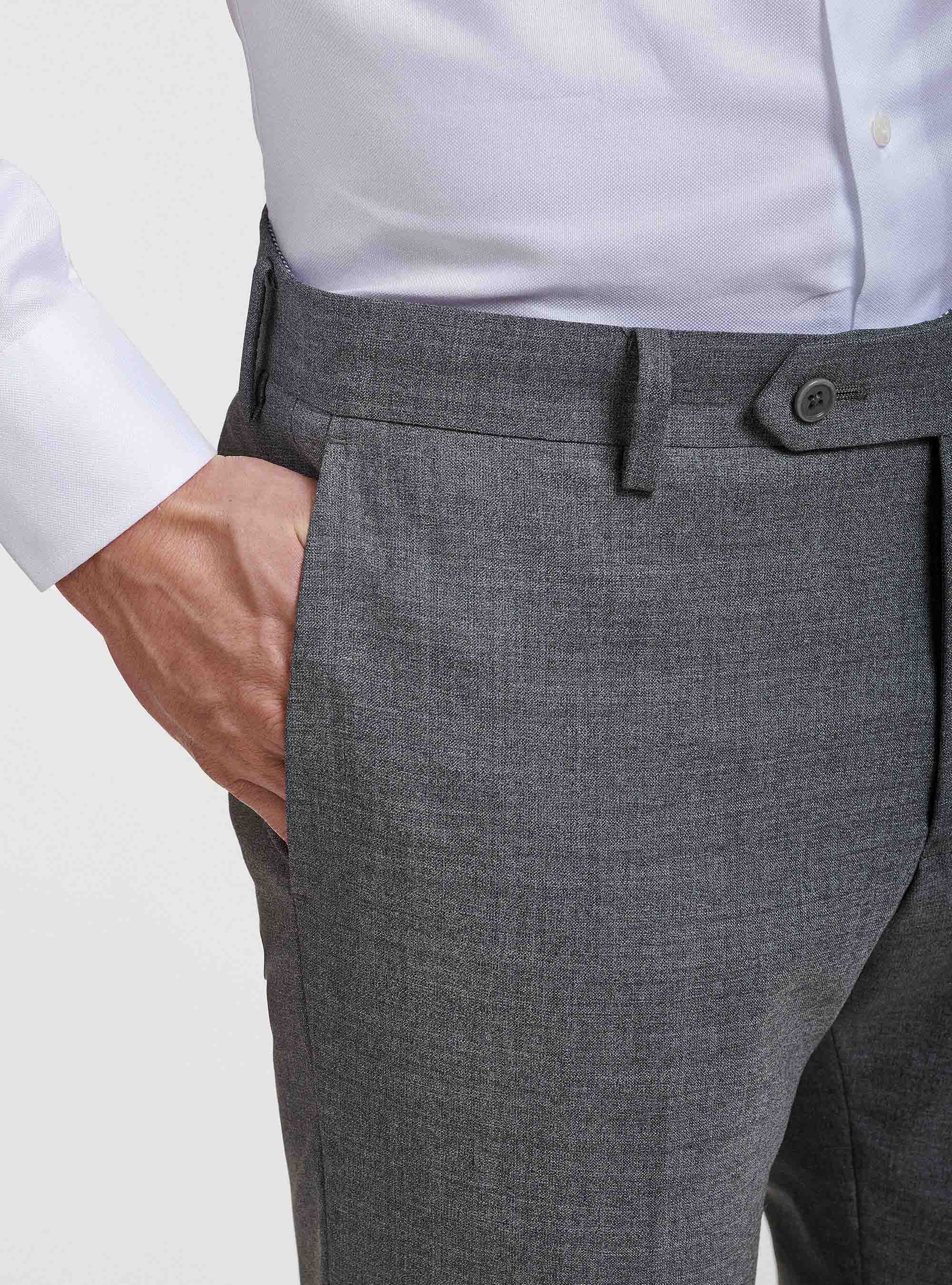 Anzughose aus reiner Wolle Vitale Barberis Canonico, GRIGIO 0120C