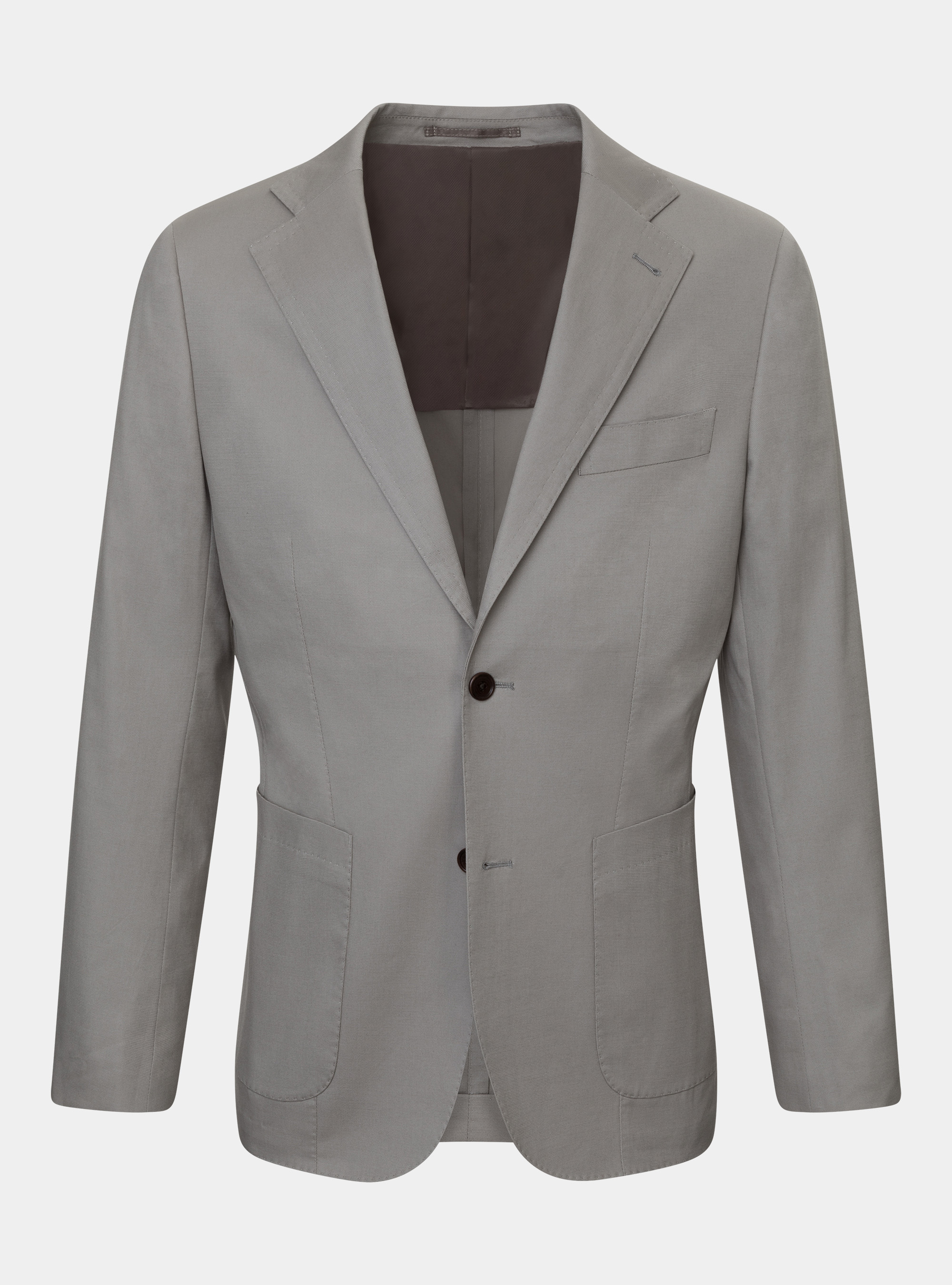 Veste de costume en coton stretch blind&eacute;, BOUE